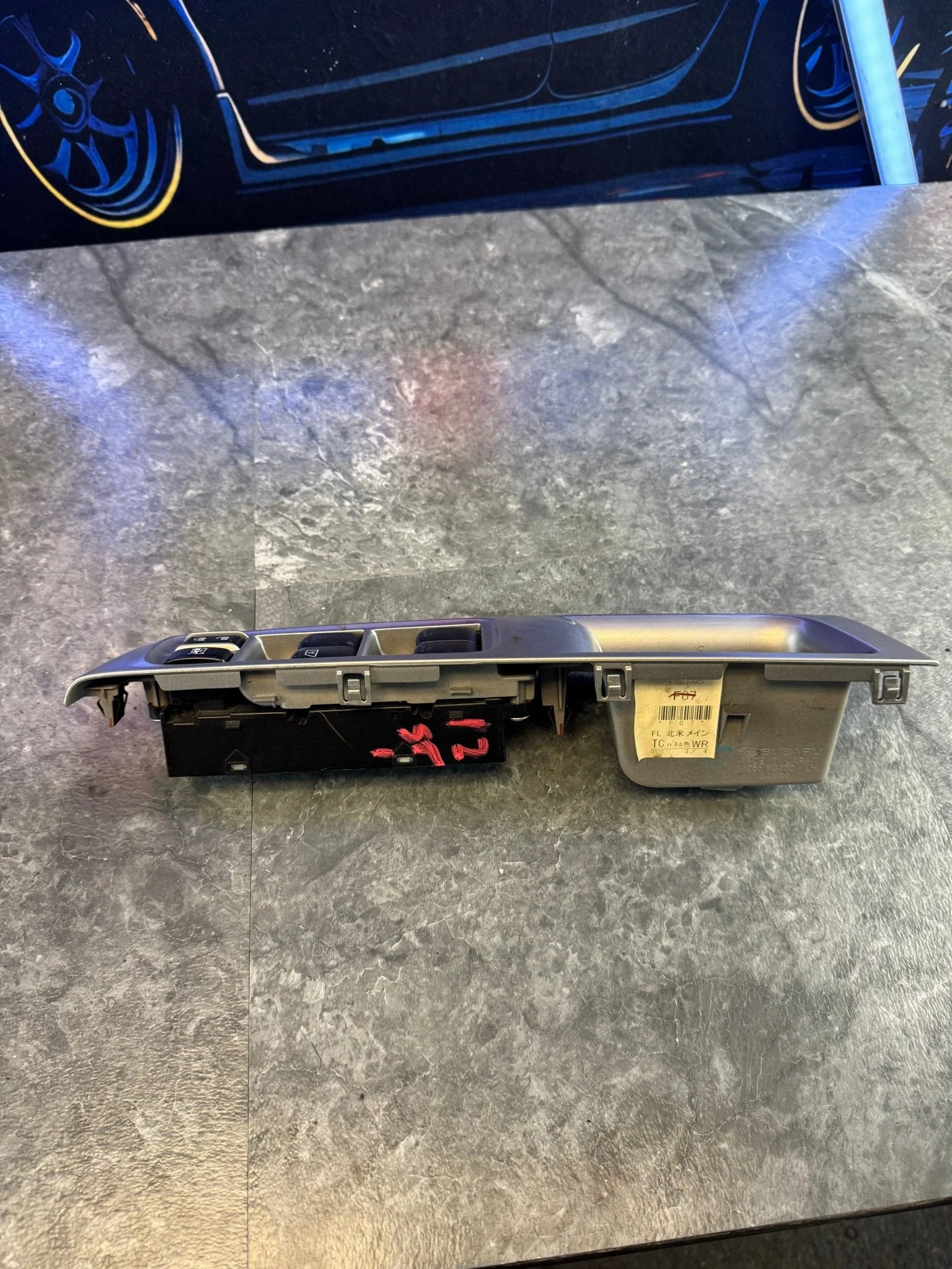 2008-2014 Subaru Impreza WRX STi OEM Master Window Switch With Switches E2 - Image 4