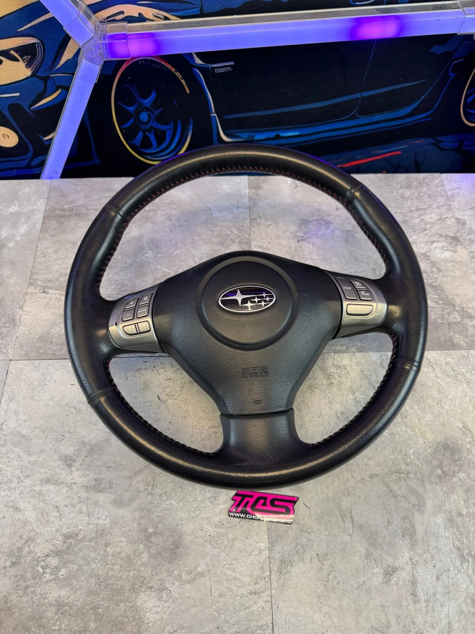 2008-2014 Subaru Impreza WRX OEM Complete Steering Wheel Controls K2