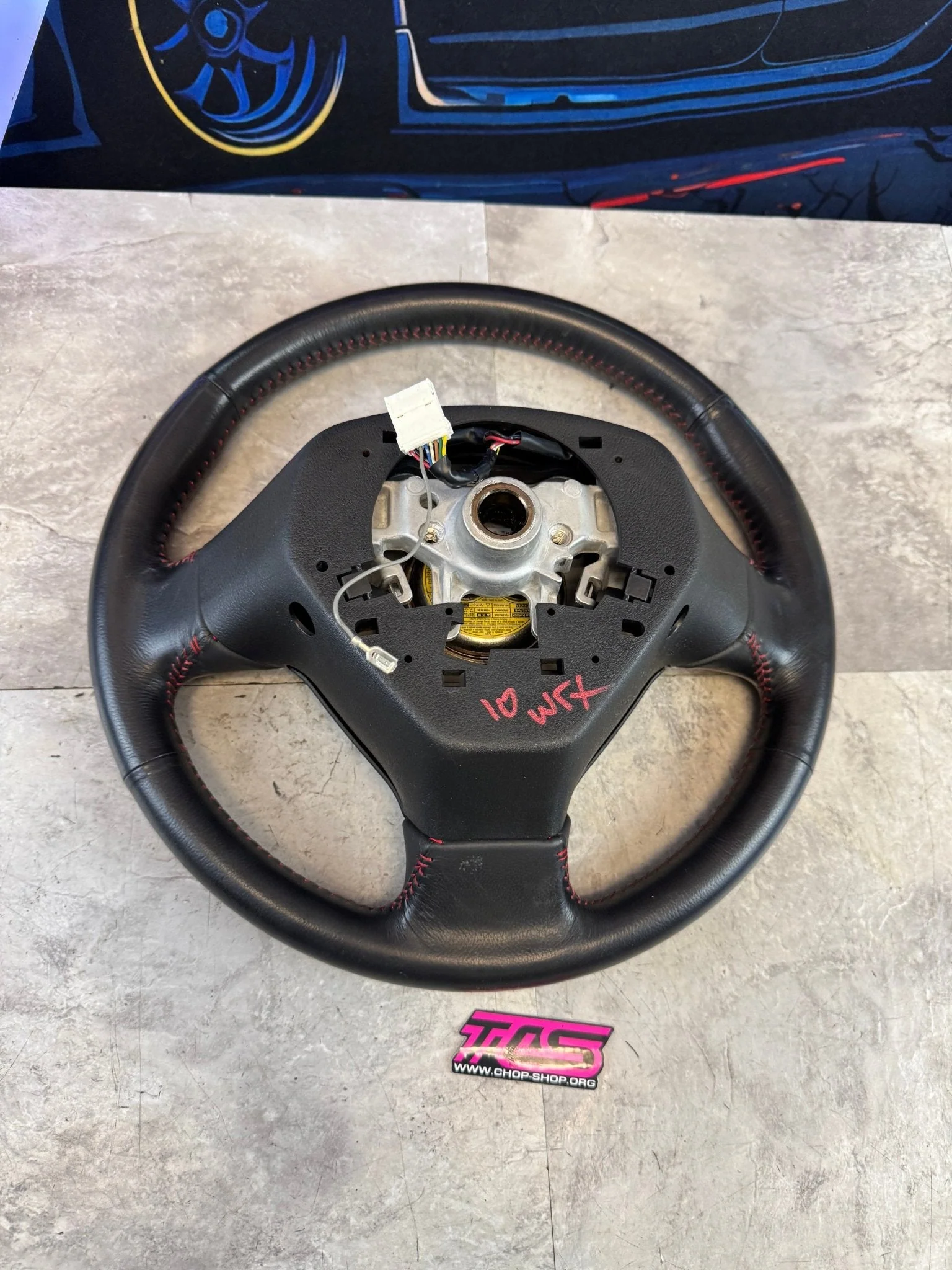 2008-2014 Subaru Impreza WRX OEM Complete Steering Wheel Controls K2 - Image 5