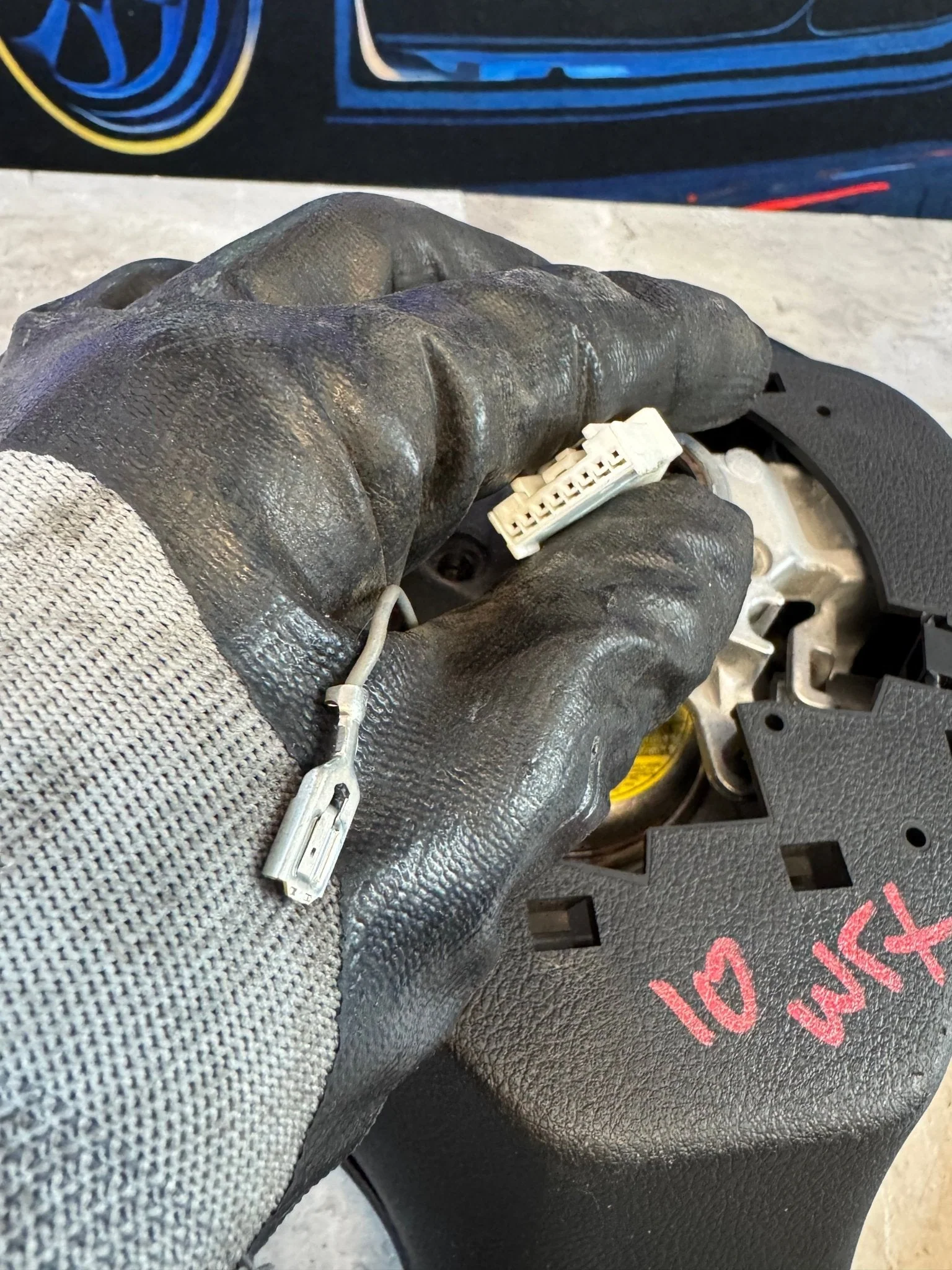 2008-2014 Subaru Impreza WRX OEM Complete Steering Wheel Controls K2 - Image 6