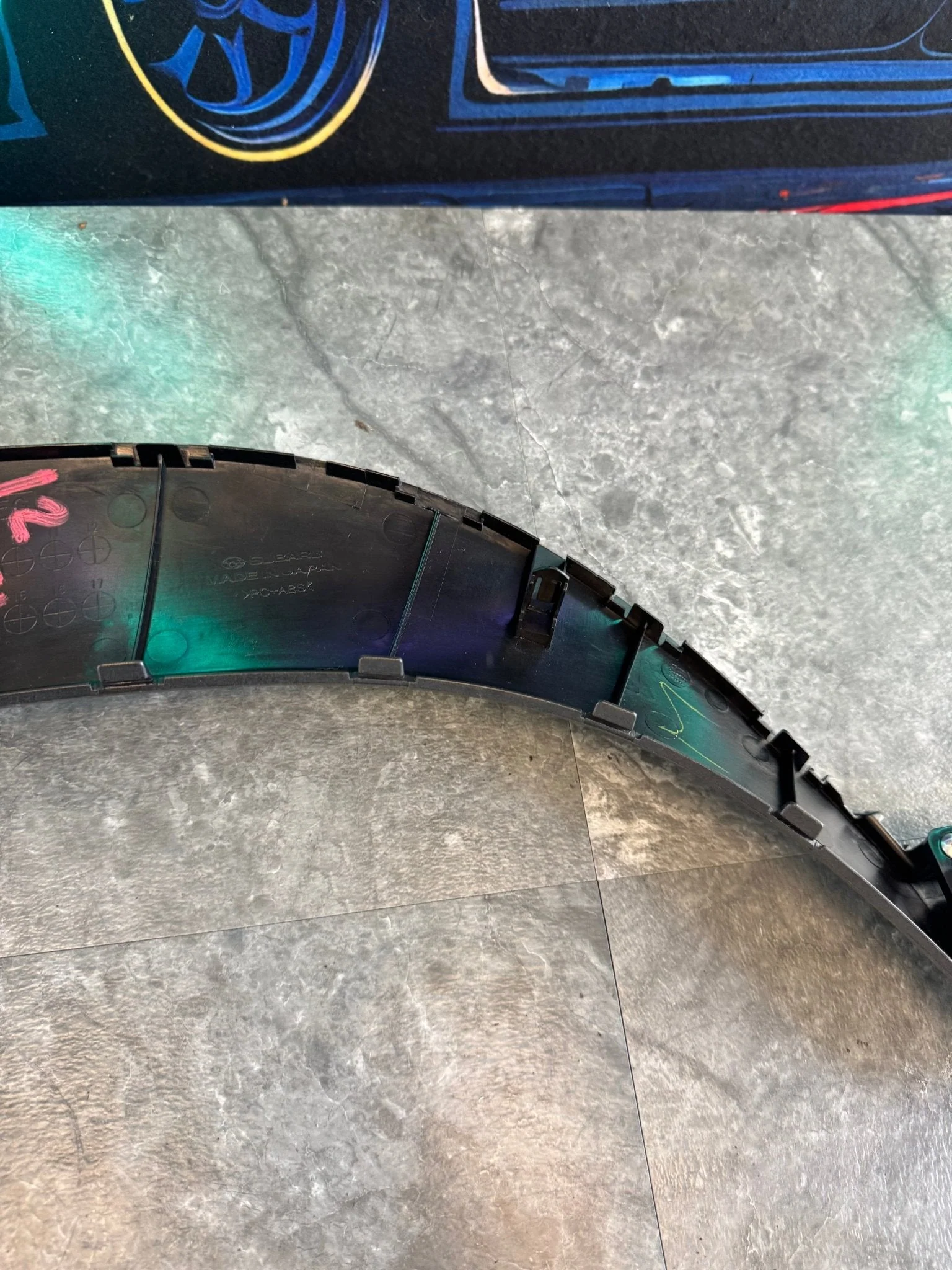 2008-2014 Subaru Impreza WRX STi Dash Climate Control HVAC Trim Cover E4 - Image 6
