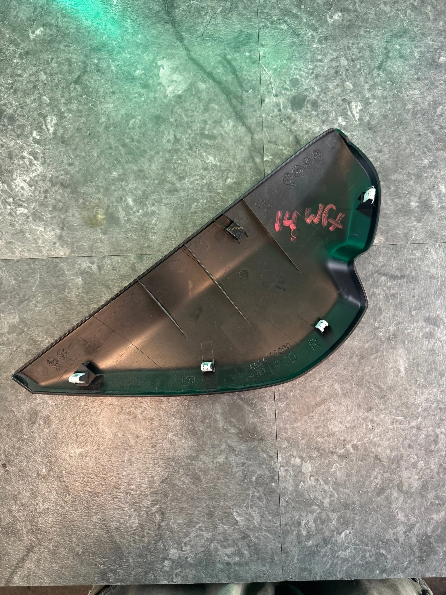 2008-2014 Subaru Impreza WRX STi OEM Driver LH Dash Side Trim Cover E2 - Image 2