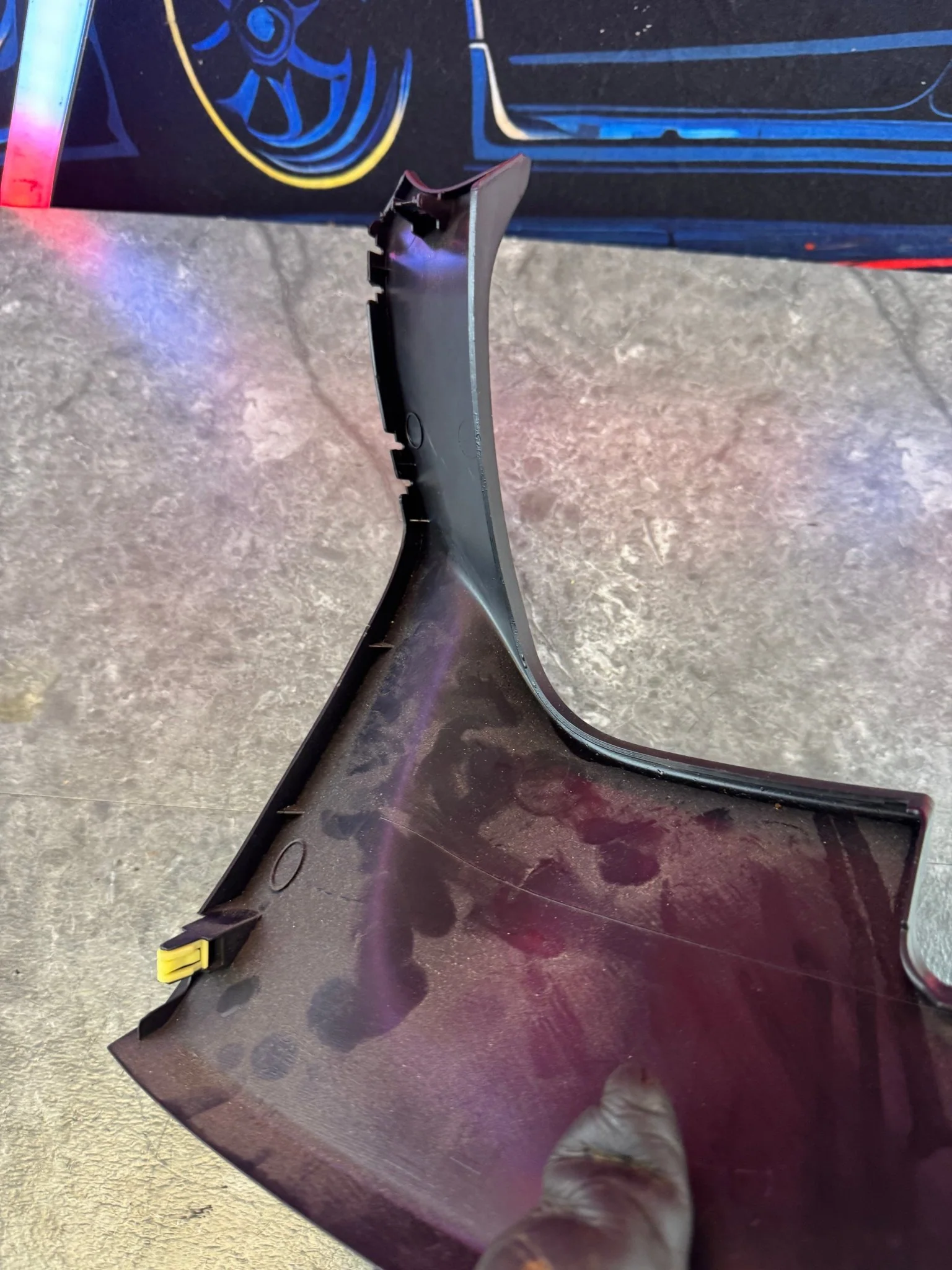 2008-2014 Subaru Impreza WRX STi OEM Under Dash Steering Wheel Kick Trim J2 - Image 5
