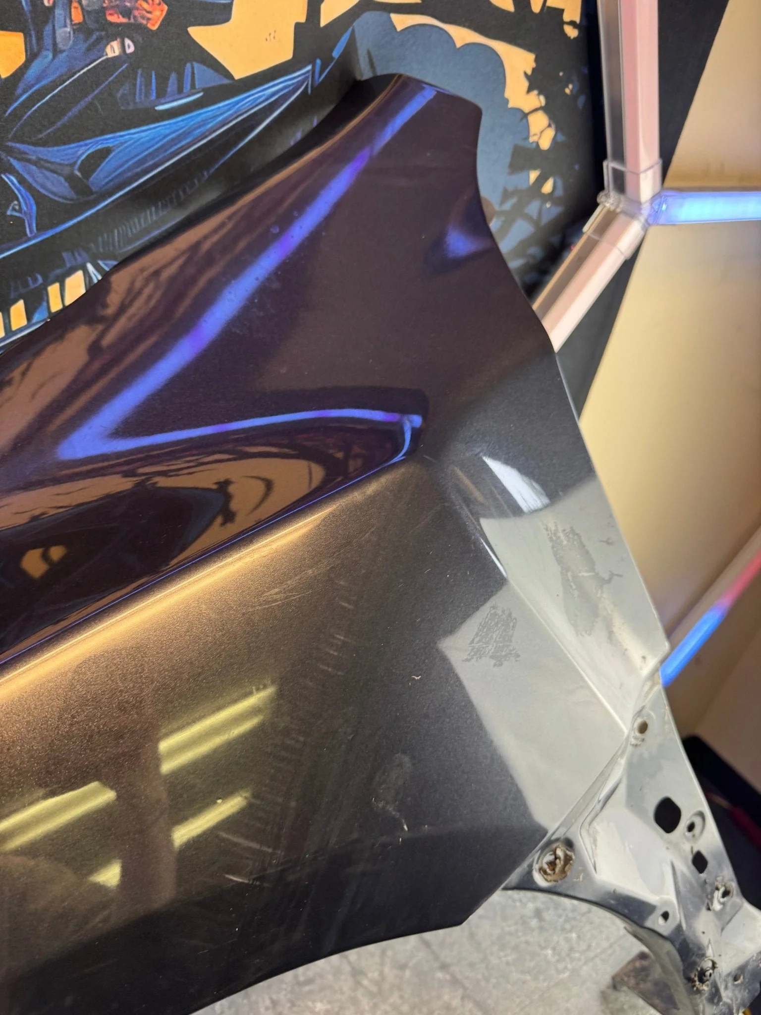 2008-2014 Subaru WRX STi DGM Dark Gray Metallic OEM Driver Side Fender - Image 5