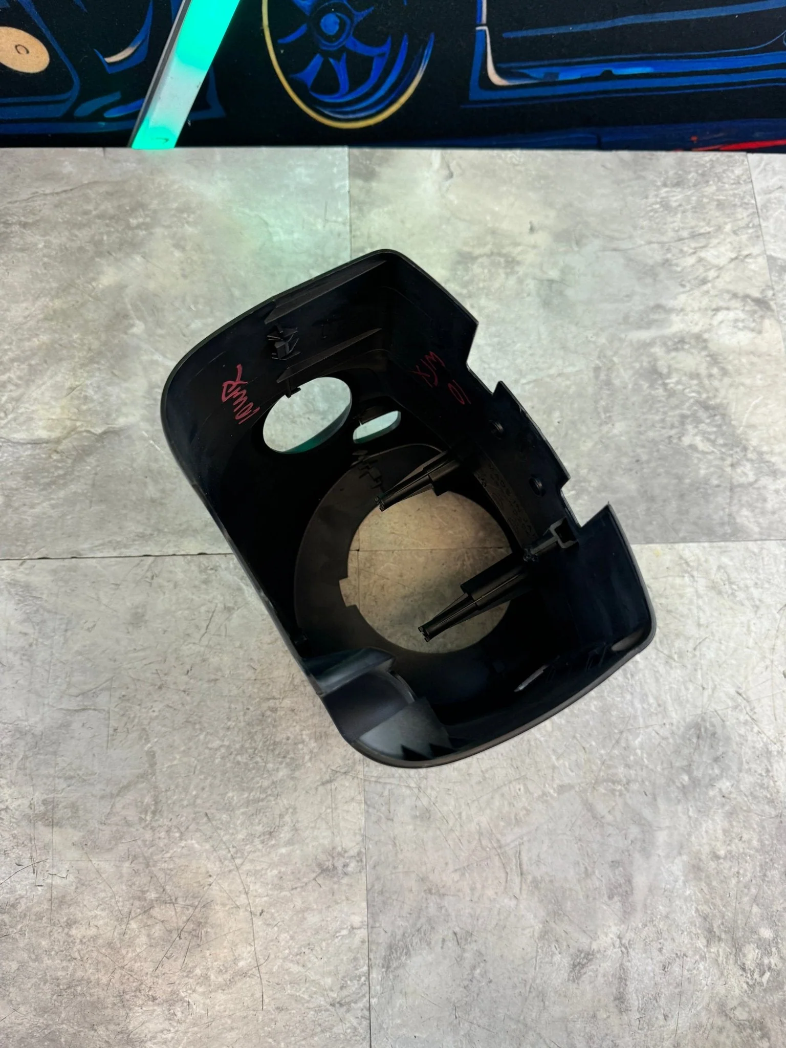 2008-2014 Subaru WRX STi Upper And Lower Steering Column Trim M3 - Image 5