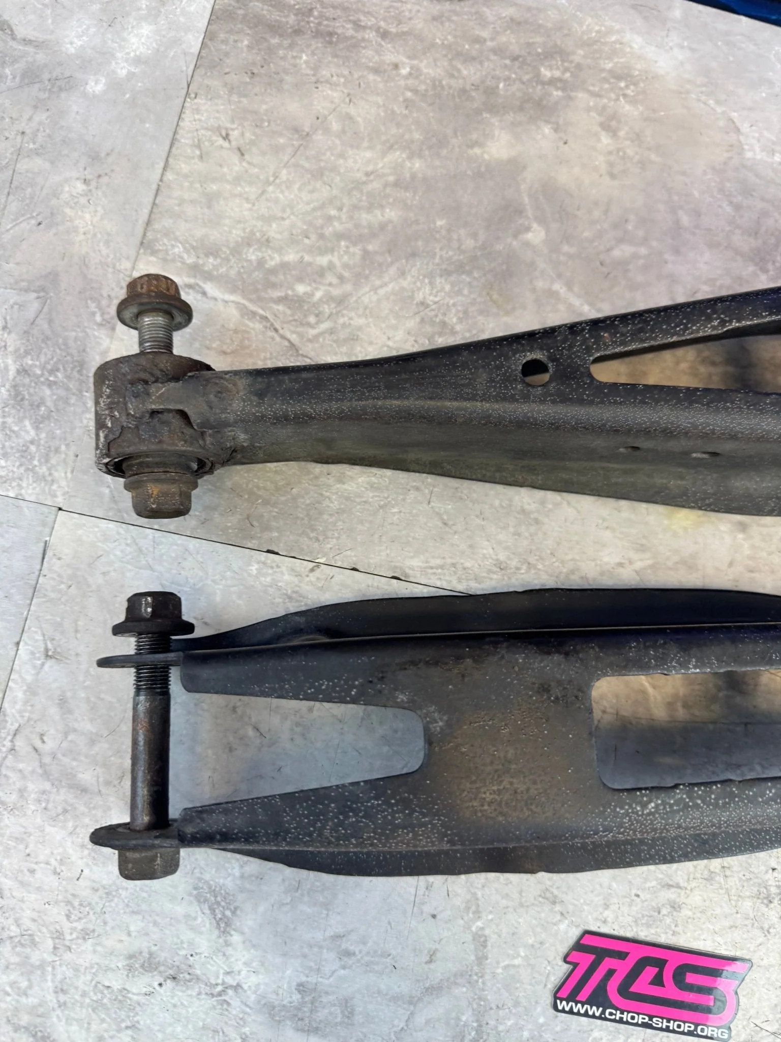 2008-2014 Subaru WRX STi OEM Rear Lower Control Arms R1 - Image 2