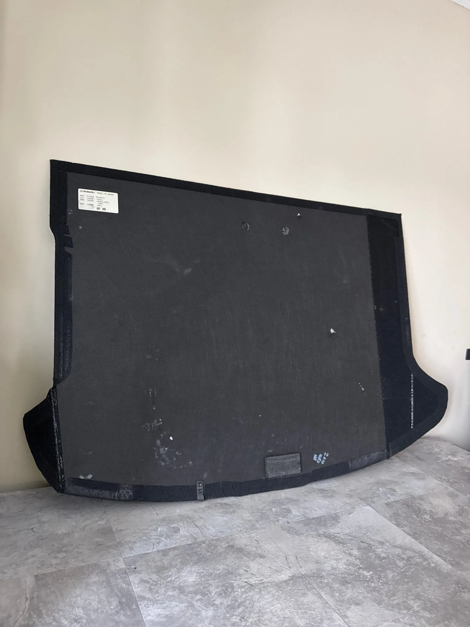 2008-2014 Subaru WRX STi OEM Hatchback Rear Mat Floor R1 - Image 5