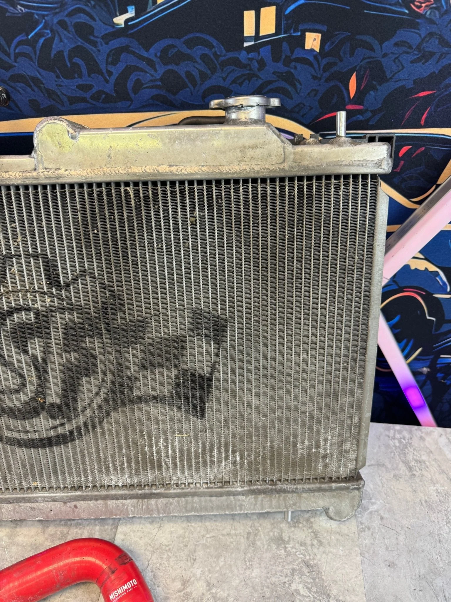 2008-2021 Subaru WRX STi CSF All Aluminum Radiator With Fans And Mishimoto Hoses R1 - Image 4