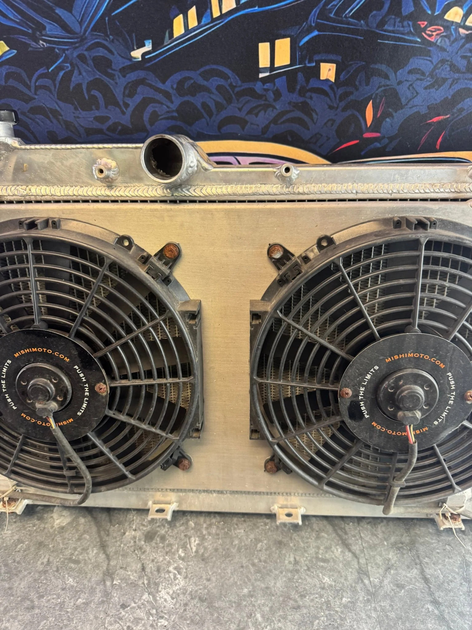 2008-2021 Subaru WRX STi Mishimoto X-Line Aluminum Radiator Assembly With Mishimoto Fan Shroud I4 - Image 3