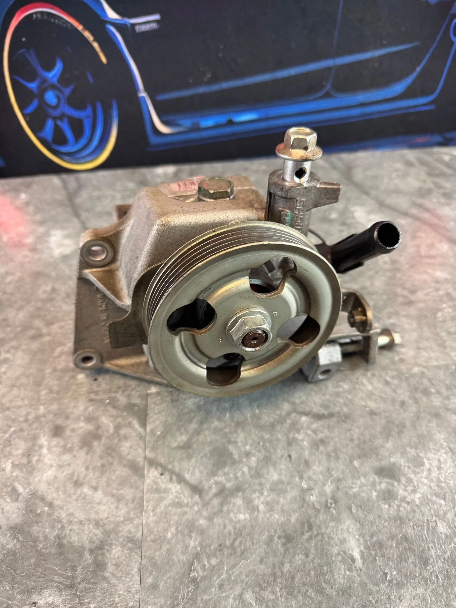 2008- 2021 Subaru WRX STi Power OEM Steering Pump With Bracket KOYO EJ L5