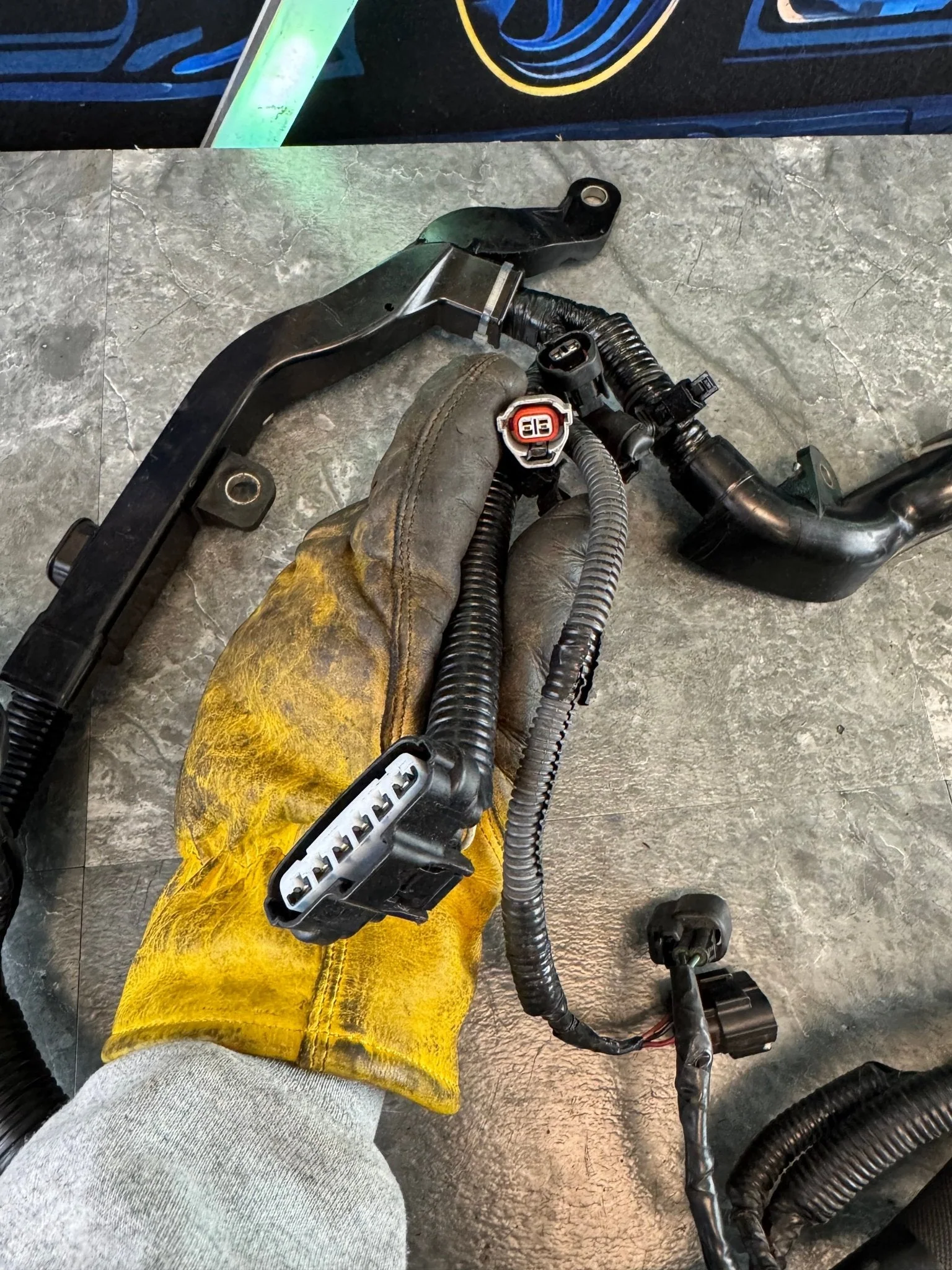 2012 Subaru STi Engine Wiring Harness 24020AF060 With Injector Dynamics Injector Plugs C1 - Image 3