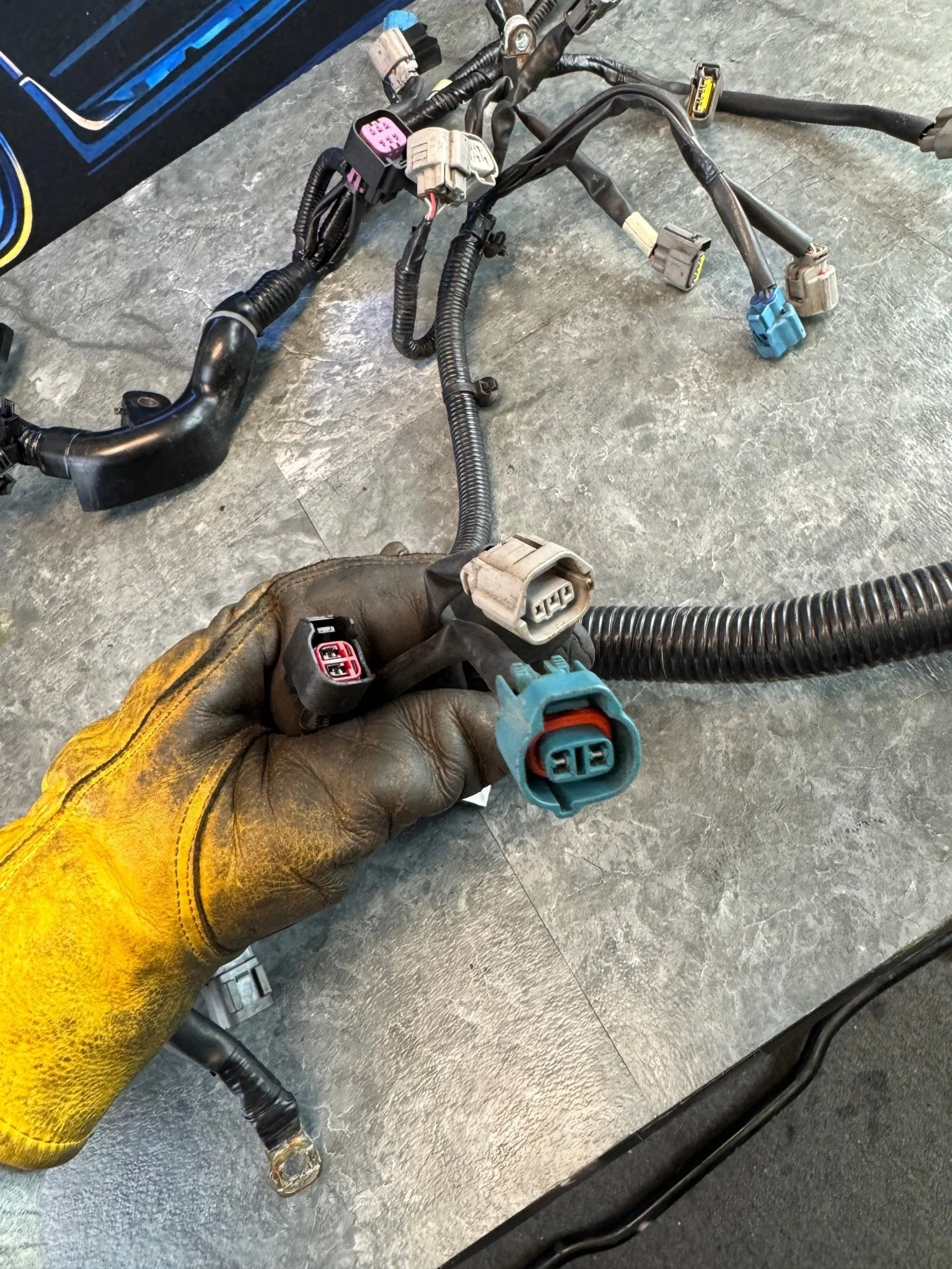 2012 Subaru STi Engine Wiring Harness 24020AF060 With Injector Dynamics Injector Plugs C1 - Image 5