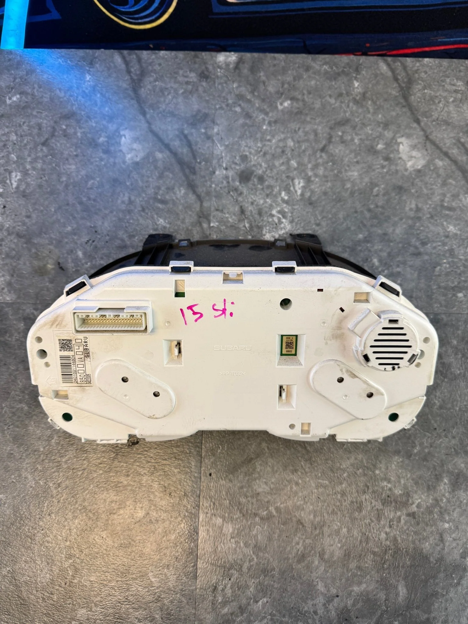 2015-2017 Subaru STi Instrument OEM Gauge Cluster / F3 - Image 4