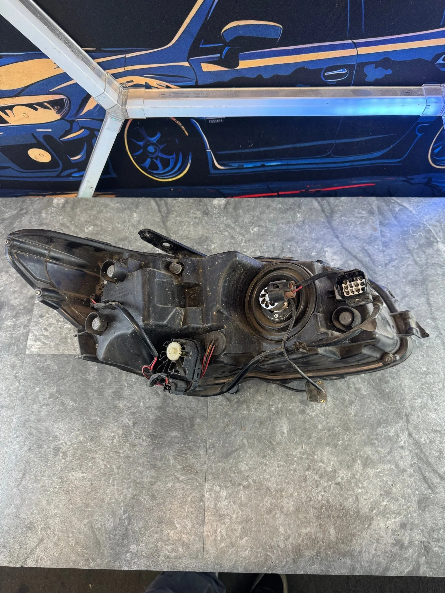 2015-2017 Subaru WRX STi OEM Driver Side Headlight Assembly Damaged For Parts A2 - Image 6