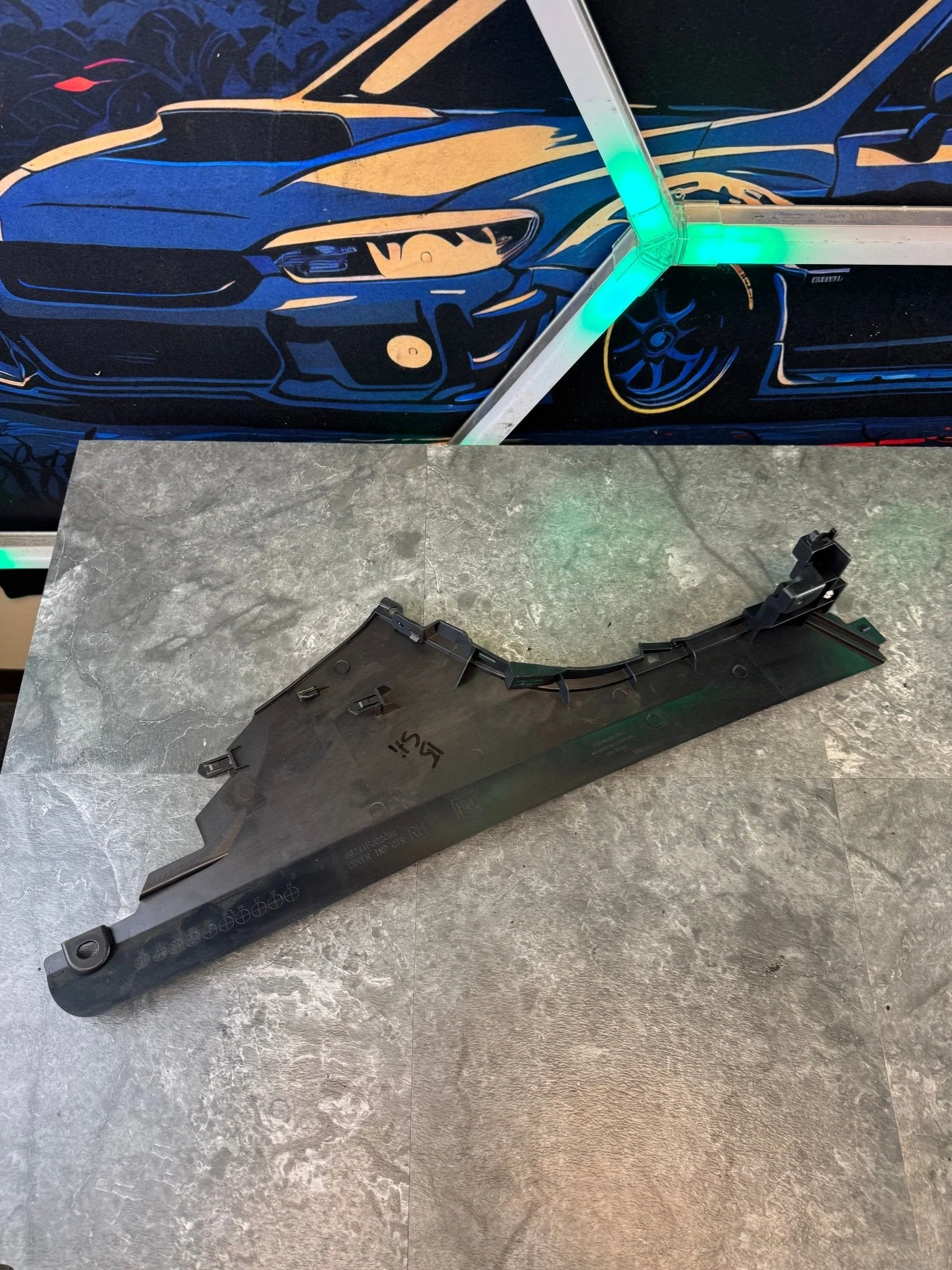 2015-2019 Subaru WRX STi OEM RH Center Console Trim Cover Panel F1 - Image 4