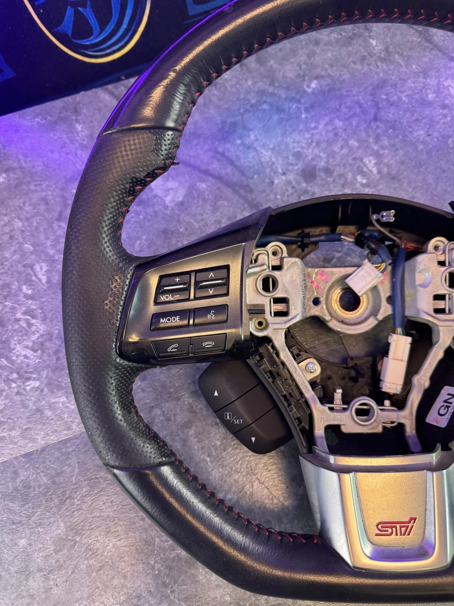 2015-2021 Subaru Impreza WRX STi OEM Complete Steering Wheel Controls K2 - Image 2