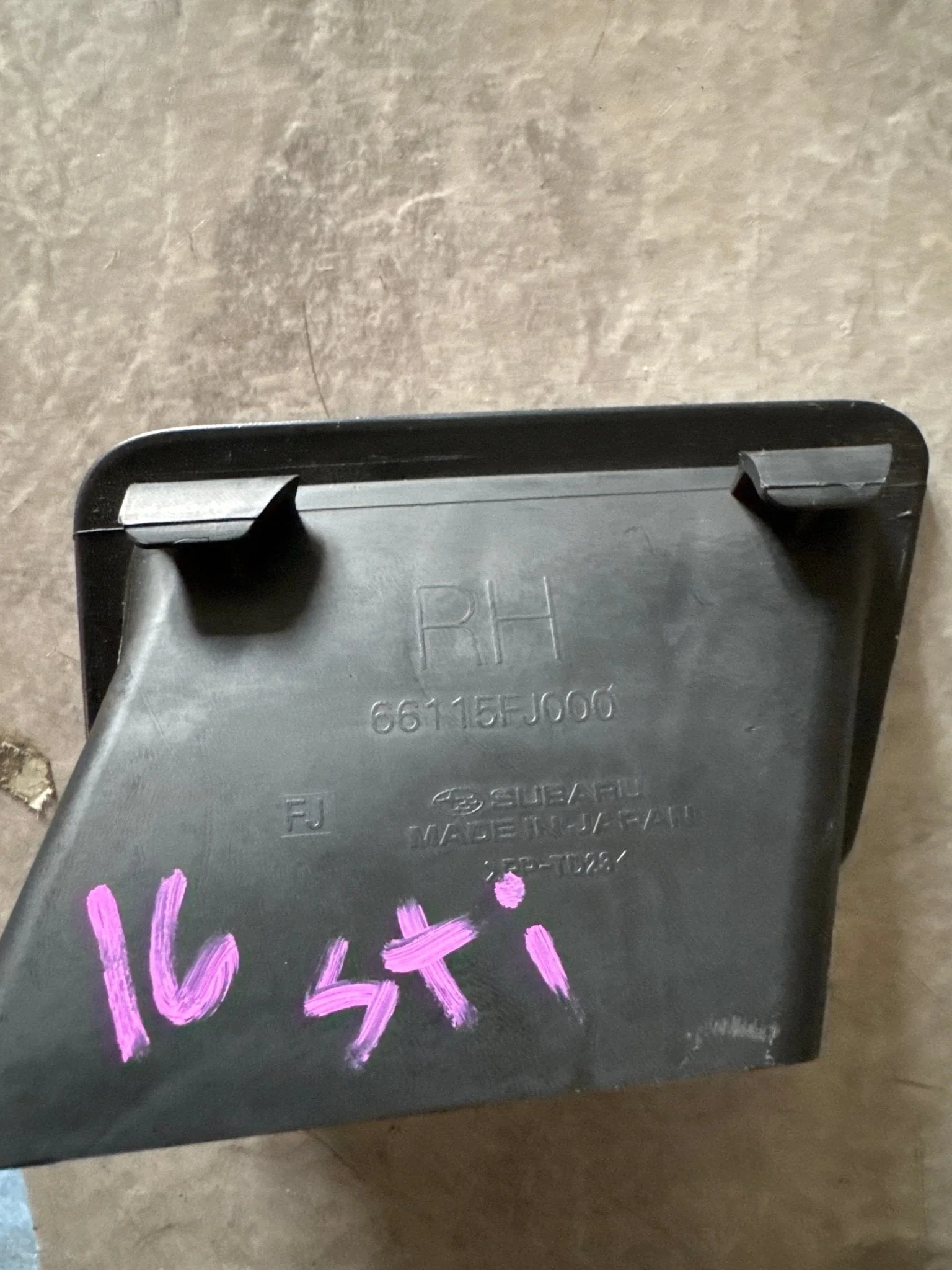 2015-2021 Subaru WRX STi OEM Dash Defroster Grille Vent Passenger Side G2 - Image 3