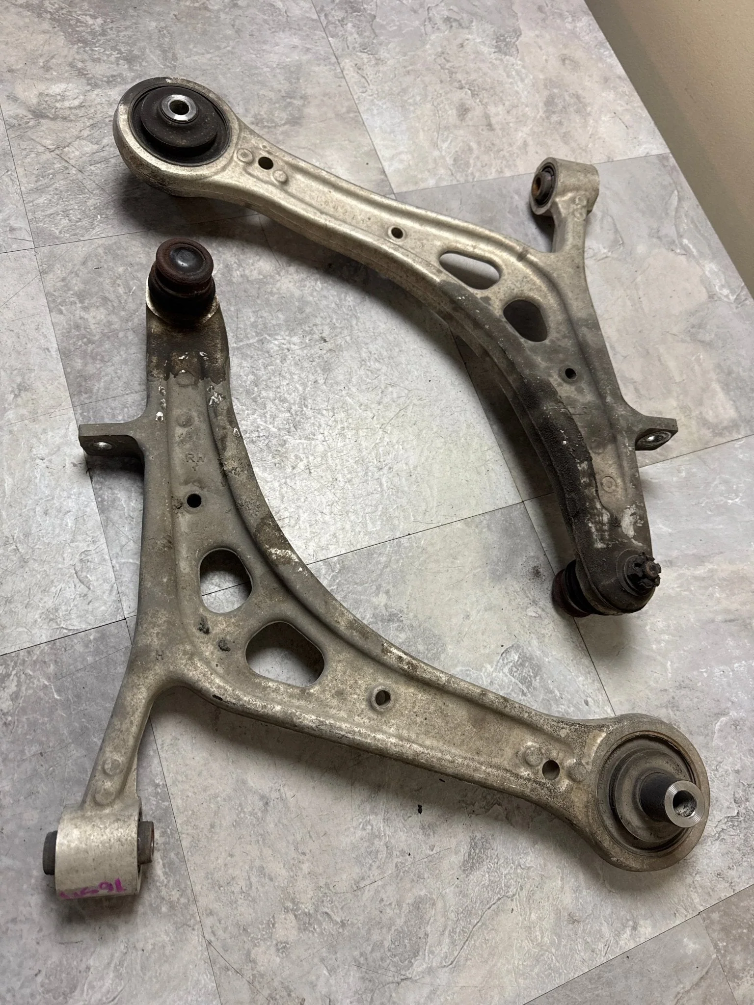 2015-2021 Subaru WRX STi OEM & Front Lower Aluminum Control Arms LCA Set I4 - Image 6