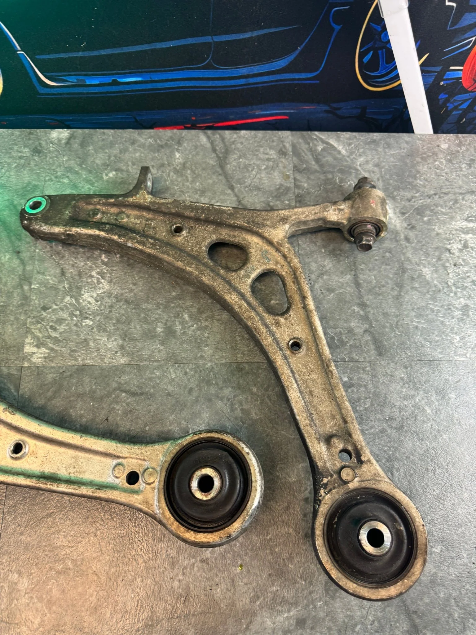 2015-2021 Subaru WRX STi OEM & Front Lower Aluminum Control Arms LCA Set I4 - Image 3