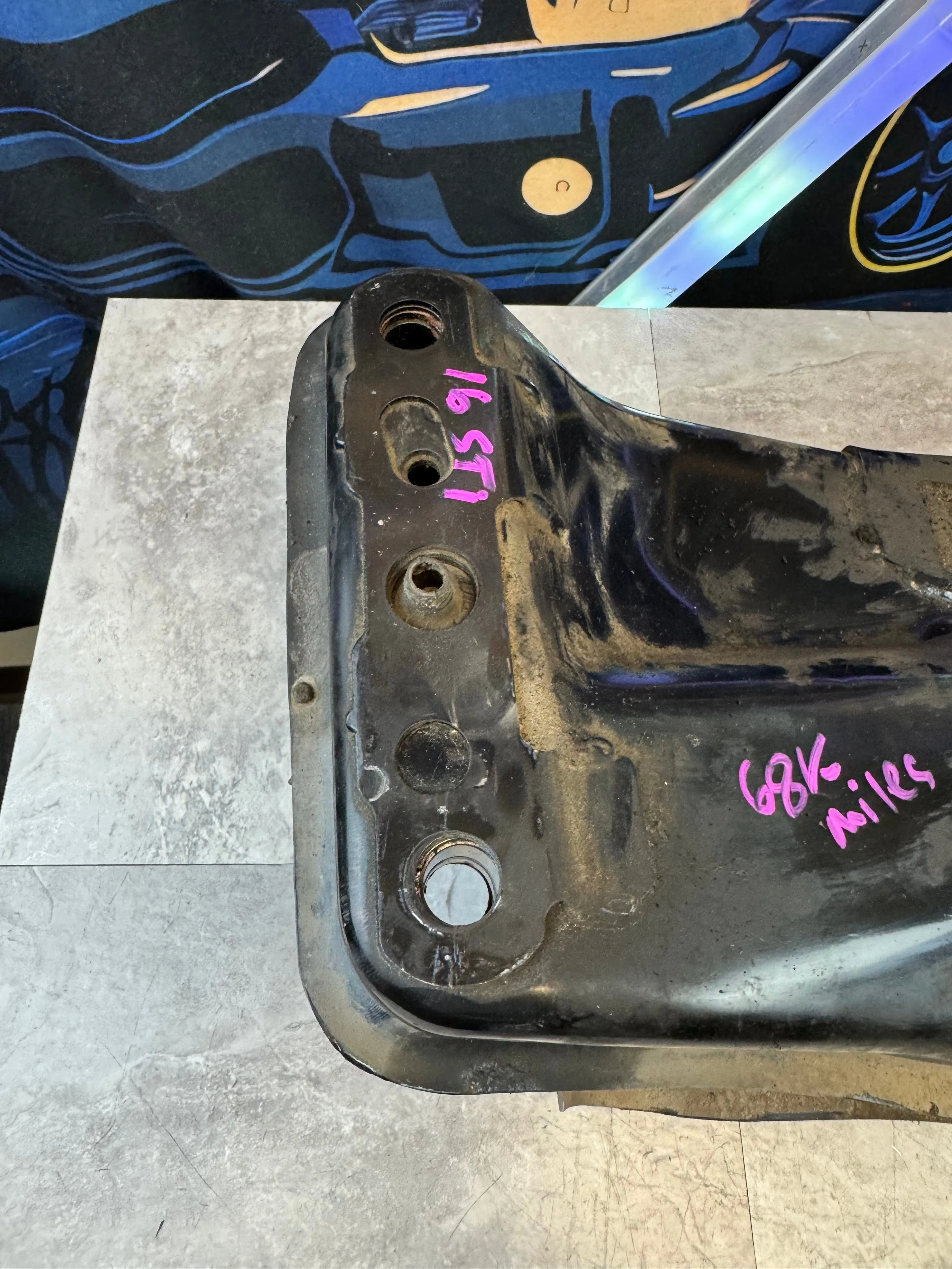 2015-2021 Subaru WRX STi OEM Front Subframe Engine Cradle R1 - Image 2