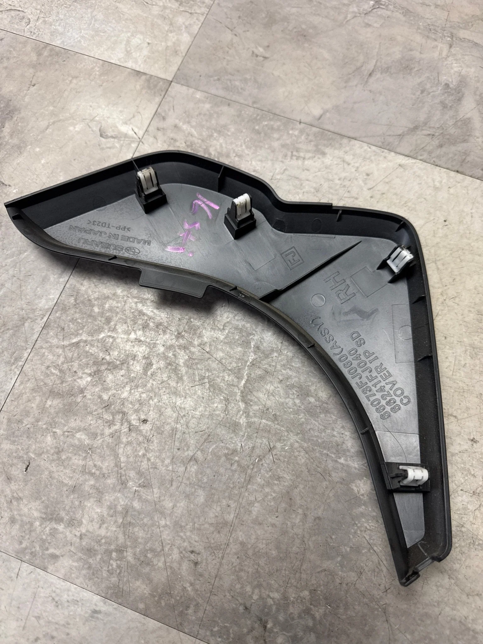 2015-2021 Subaru WRX STi OEM RH Passenger Side End Cap Cover J4 - Image 2