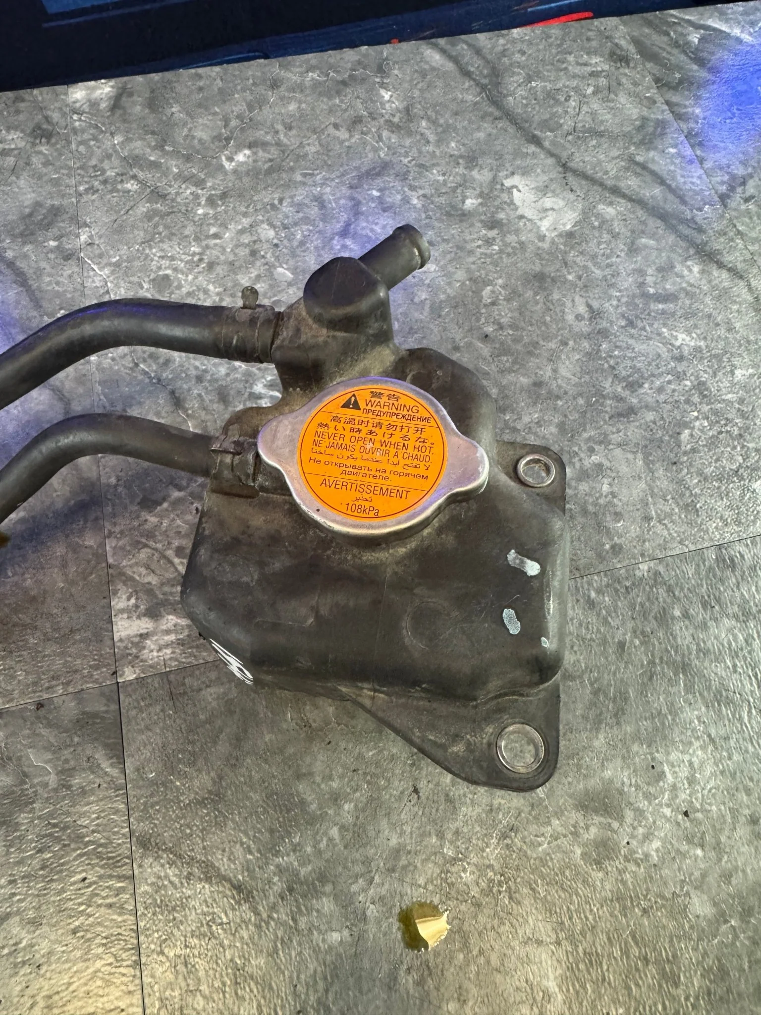 2015-2021 Subaru WRX STi OEM Upper Coolant Tank Assembly w/ Hoses E4 - Image 2