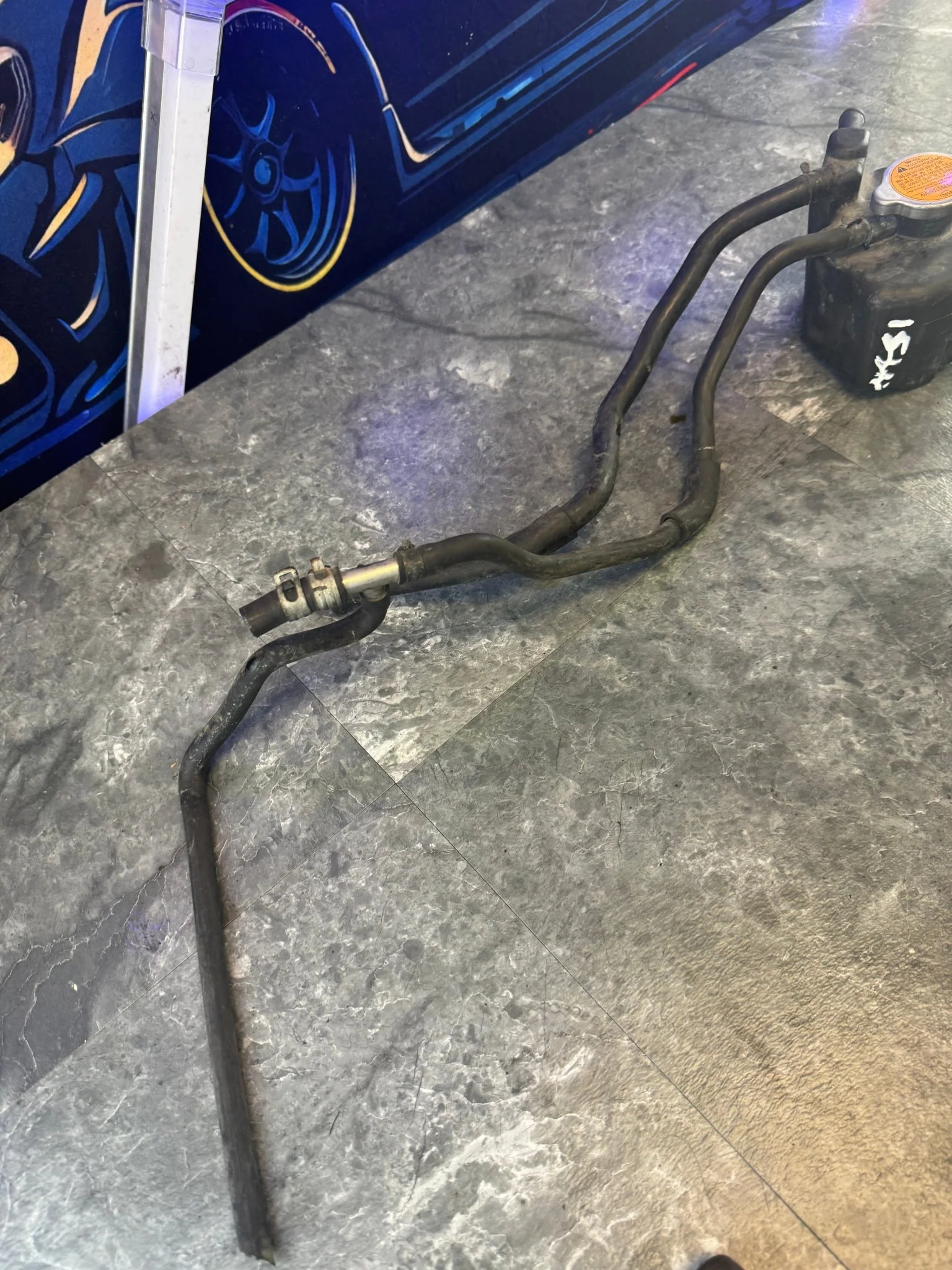 2015-2021 Subaru WRX STi OEM Upper Coolant Tank Assembly w/ Hoses E4 - Image 3