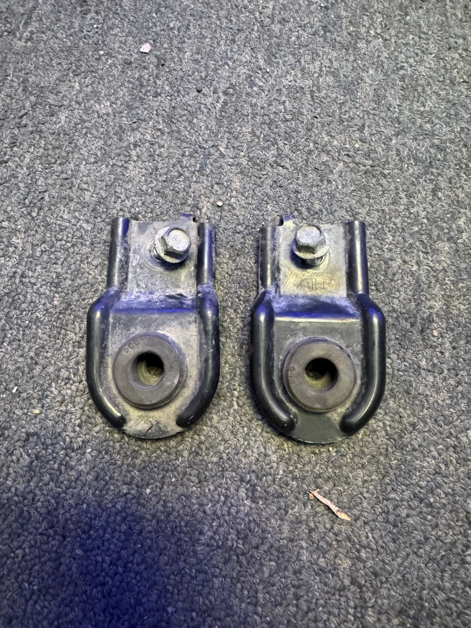 2015-2021 Subaru WRX STi Rad OEM Radiator Stay Tab Mounting Brackets Pair LH RH K2-c