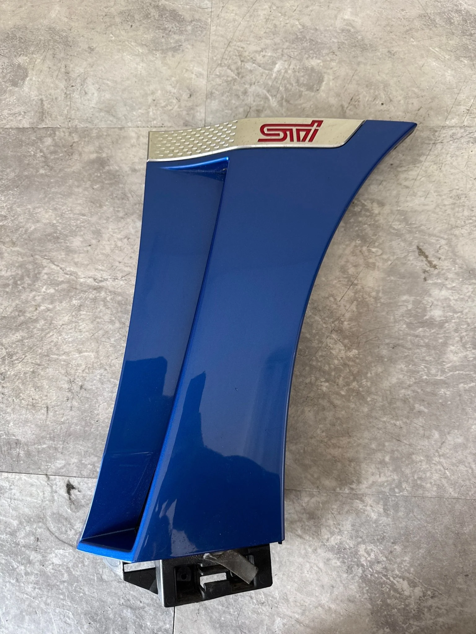 2019-2021 Subaru WRX STi Right OEM Fender Molding (K7X Blue) WRB J3