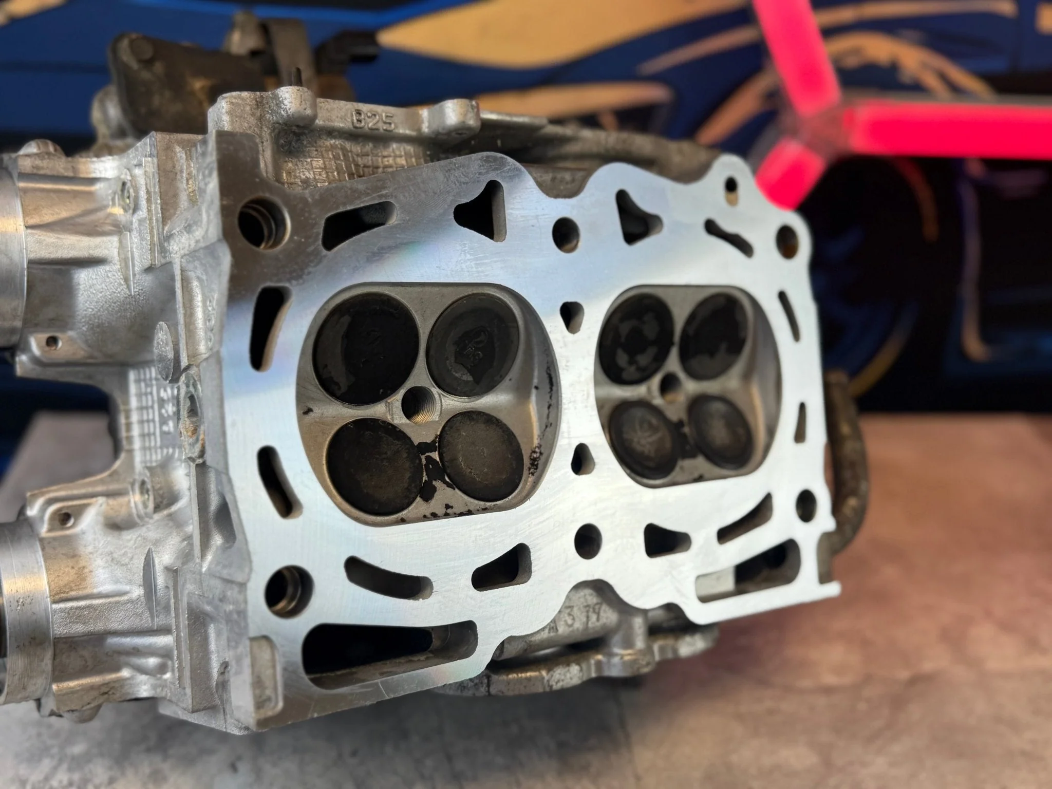 2004-2006 Subaru STi WRX Legacy Forester B25 Cylinder Heads Single AVCS Ej255 - Image 17