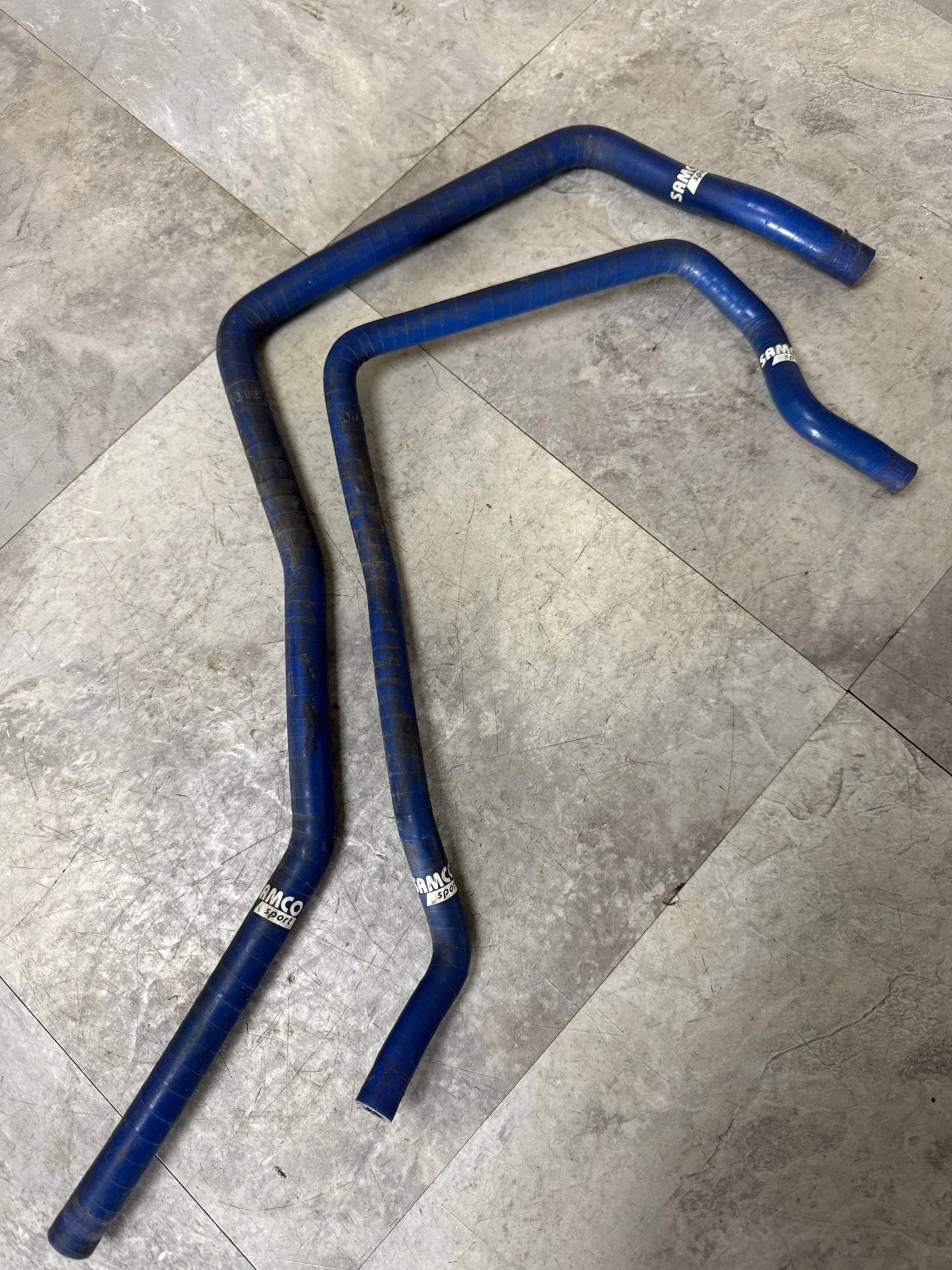 2001-2005 Subaru Impreza WRX Blue Samco Incomplete Silicone Ancillary Hose Kit (2/7) (2) G3
