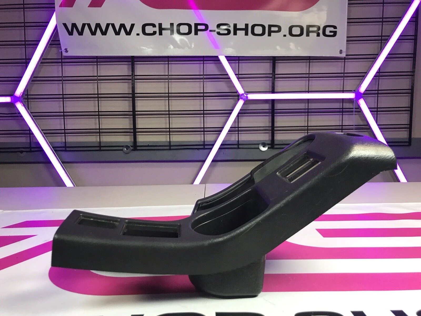 2002-2004 Subaru Impreza STi Center Console E Brake Cup Holder Trim - Image 6