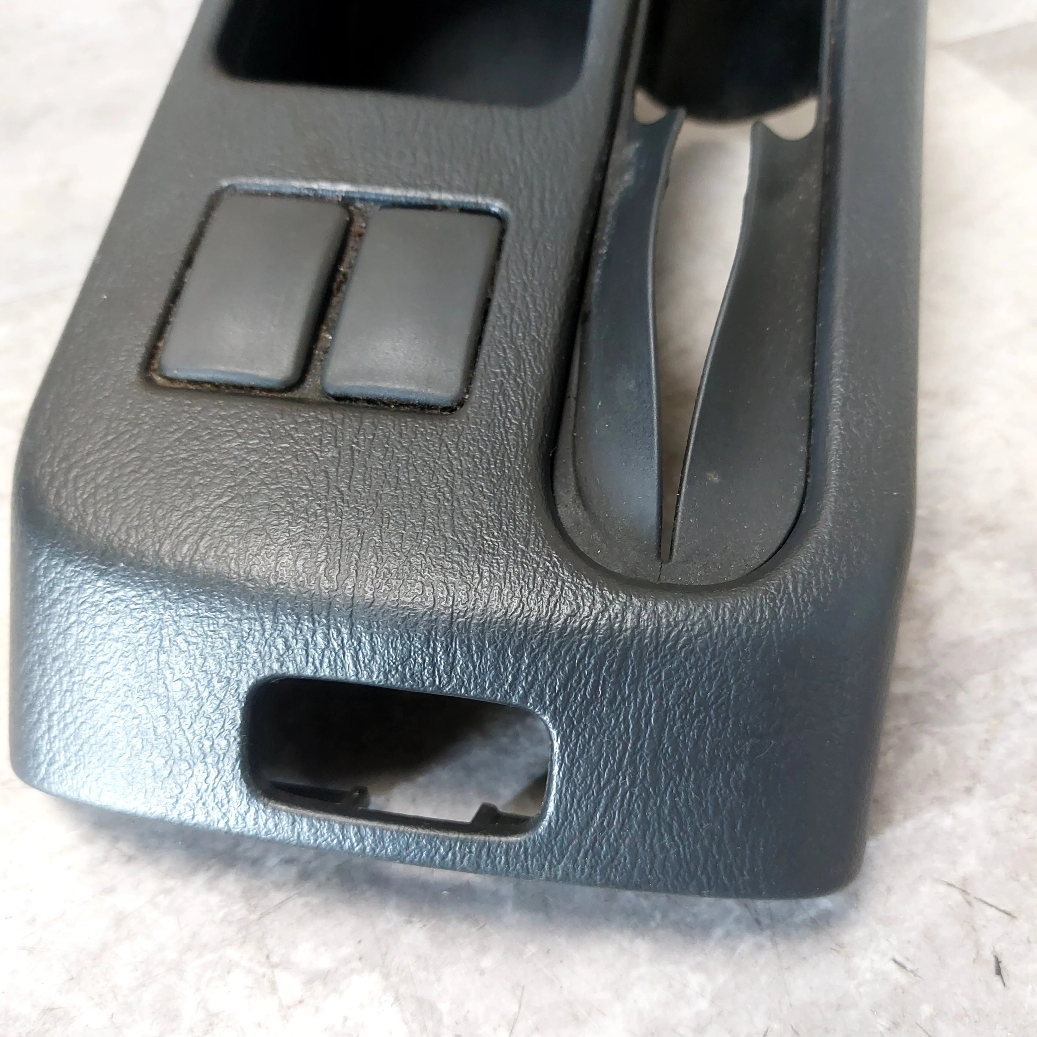 2002-2004 Subaru Impreza STi Center Console E Brake Cup Holder Trim - Image 2