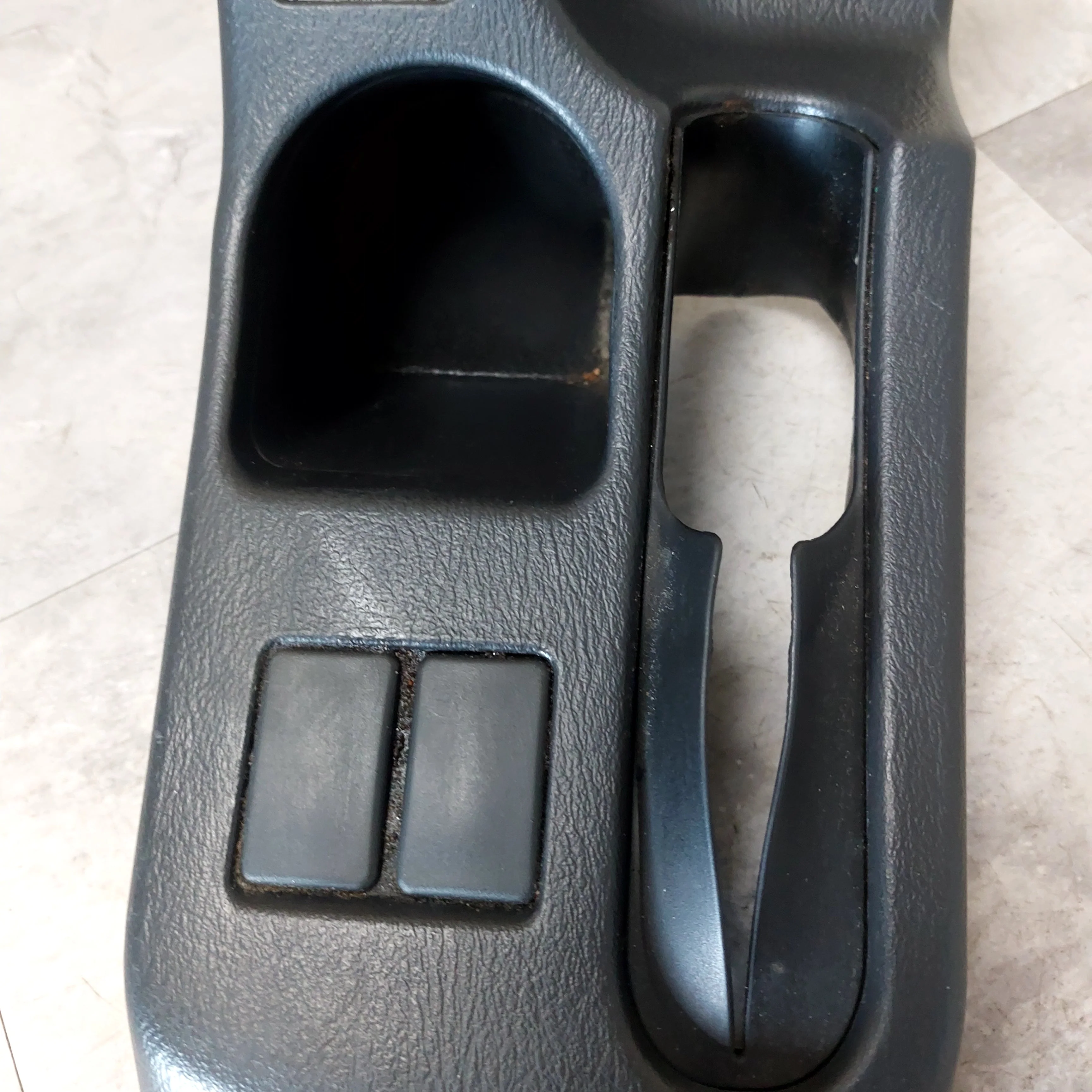 2002-2004 Subaru Impreza STi Center Console E Brake Cup Holder Trim - Image 3