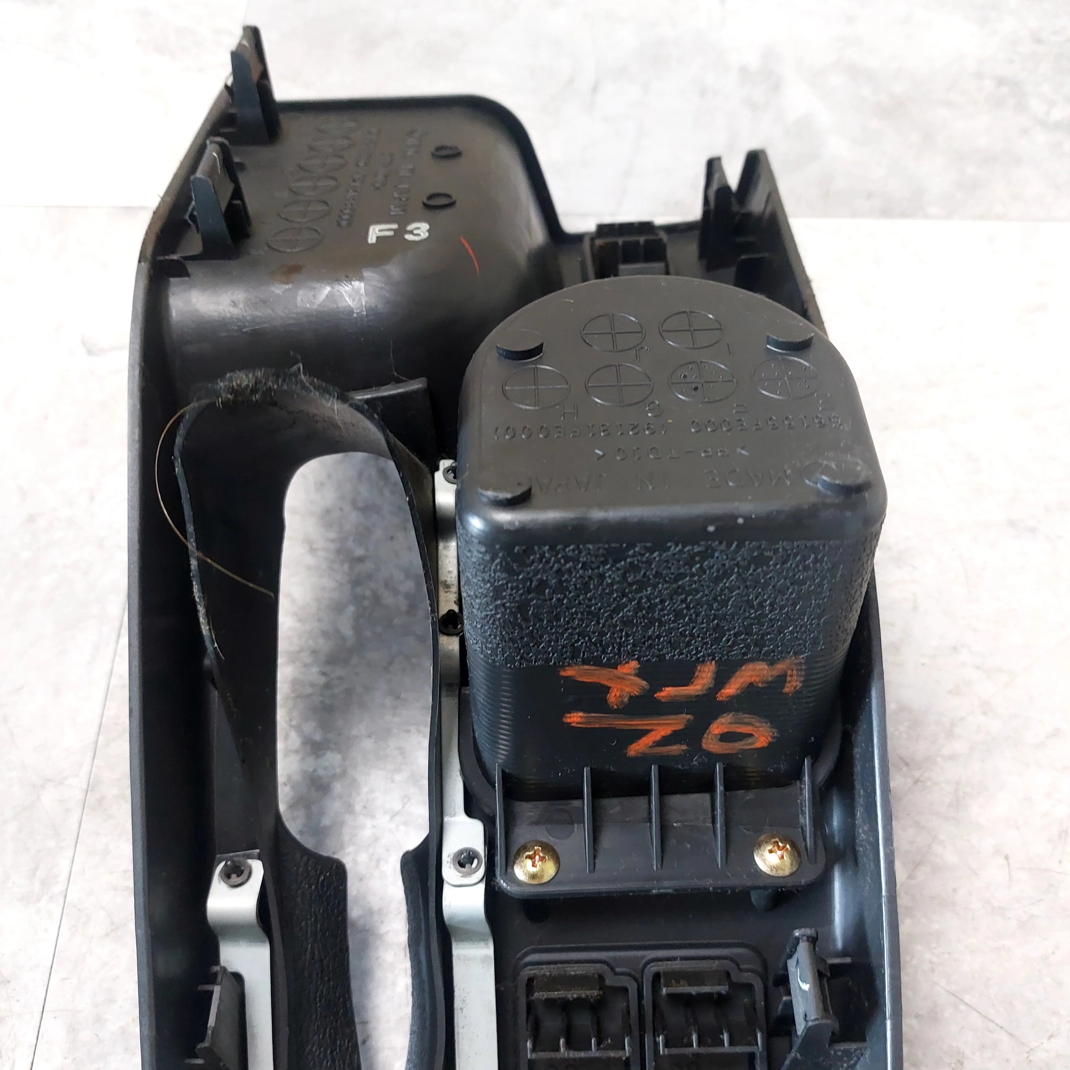 2002-2004 Subaru Impreza STi Center Console E Brake Cup Holder Trim - Image 7
