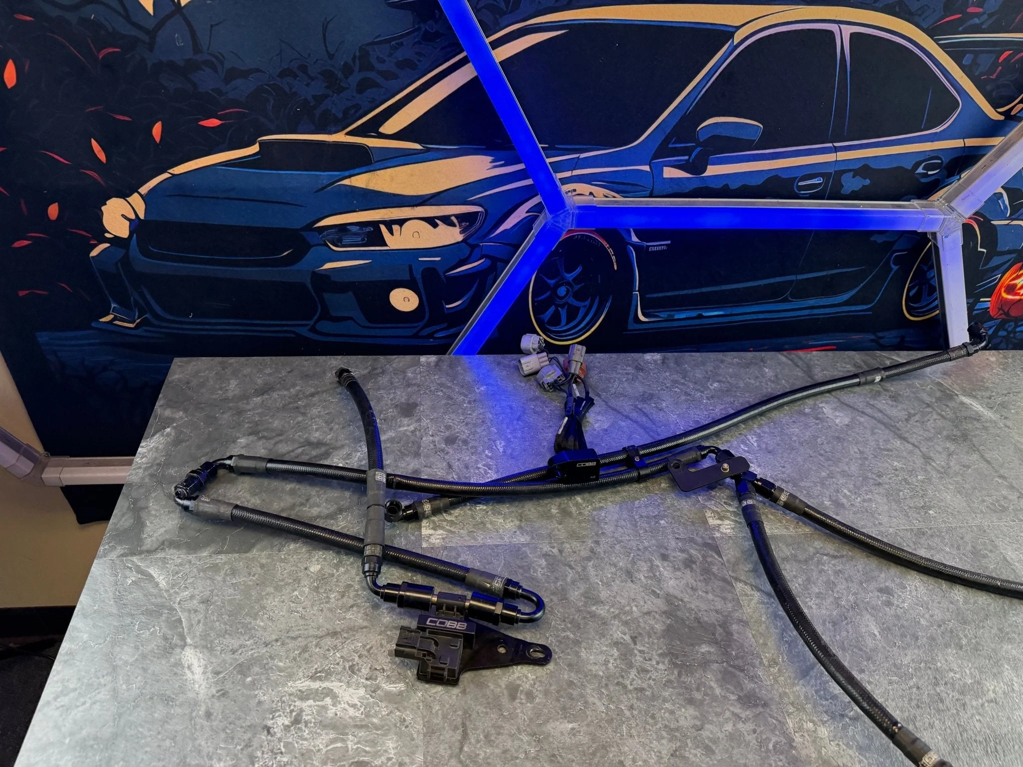 Cobb Flex Fuel Kit w/ IAG PTFE Lines E85 Ethanol Subaru STi WRX