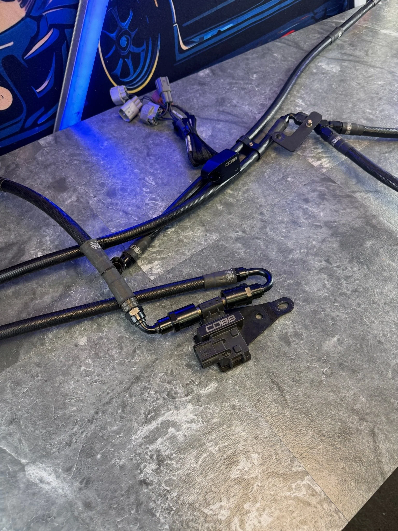 Cobb Flex Fuel Kit w/ IAG PTFE Lines E85 Ethanol Subaru STi WRX - Image 2