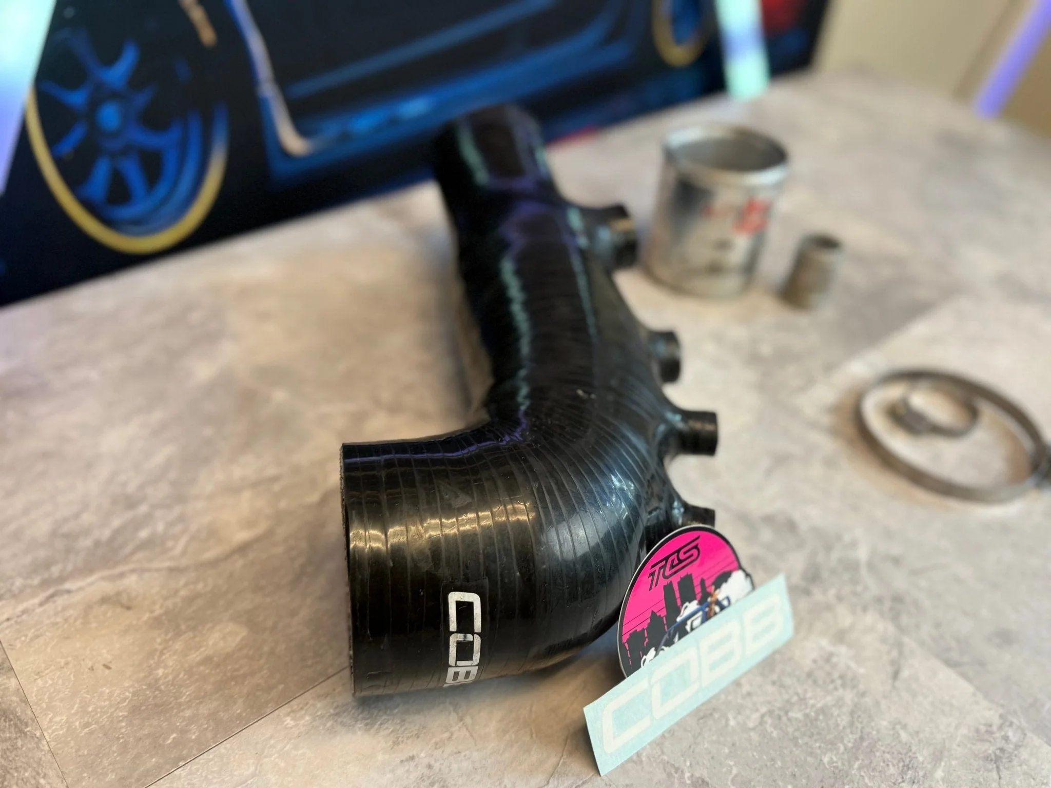 2008-2014 Subaru WRX Legacy Forester Cobb Tuning Silicone Turbo Inlet 2.4” GT XT
