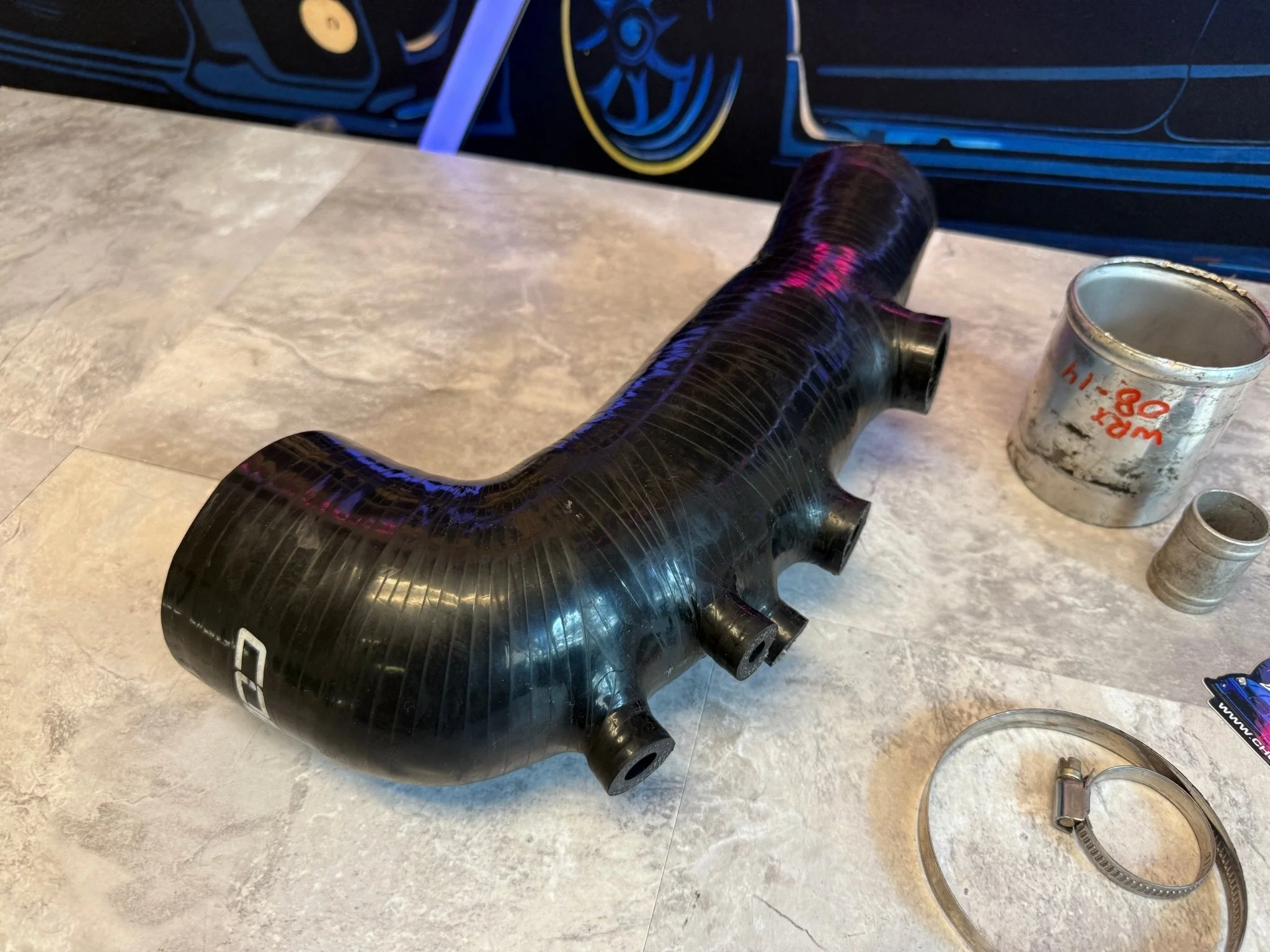 2008-2014 Subaru WRX Legacy Forester Cobb Tuning Silicone Turbo Inlet 2.4” GT XT - Image 9
