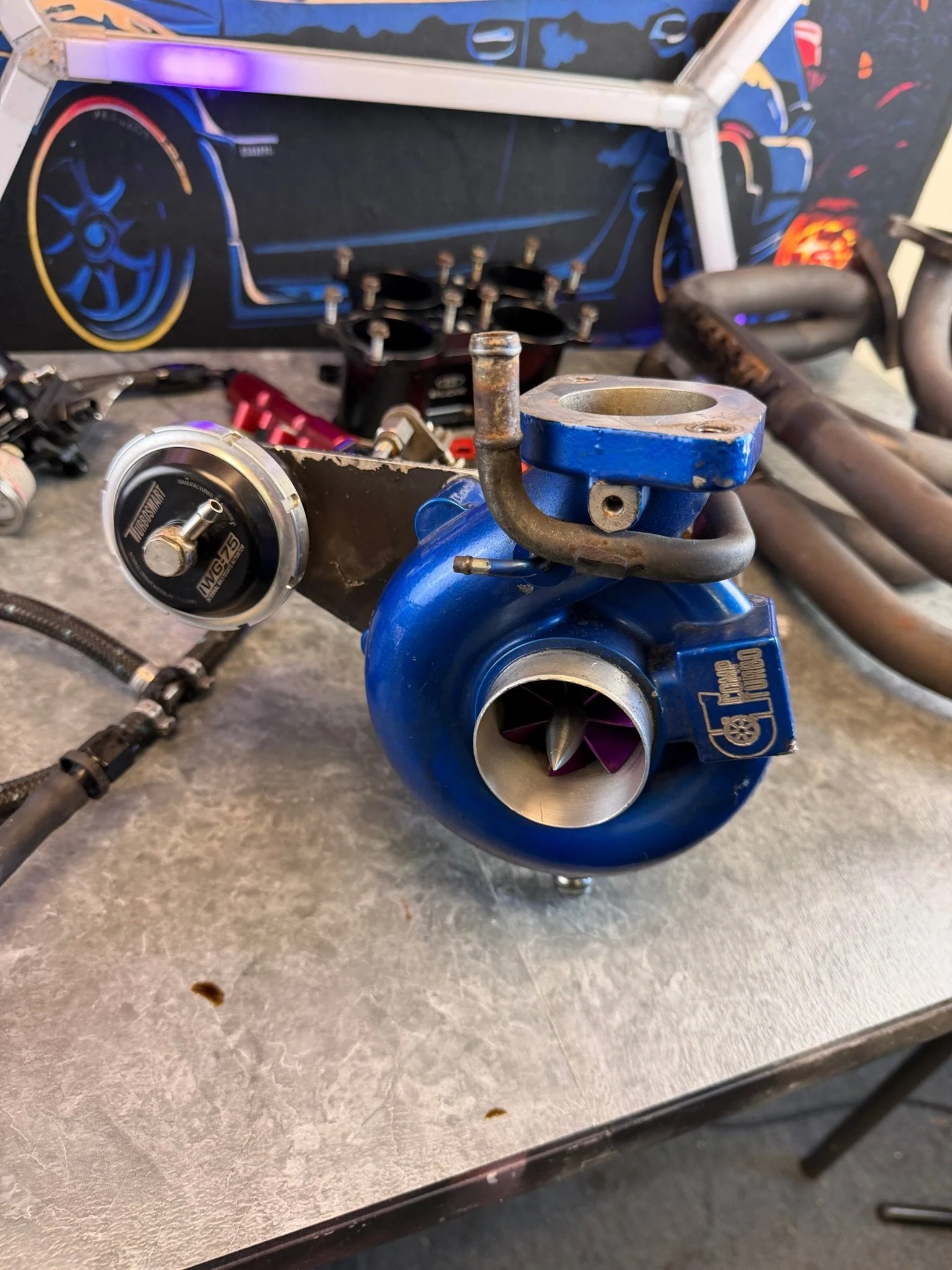 Comp Triplex Triple Ball Bearing Subaru WRX/STi Turbo Billet Turbosmart 75 IWG - Image 7
