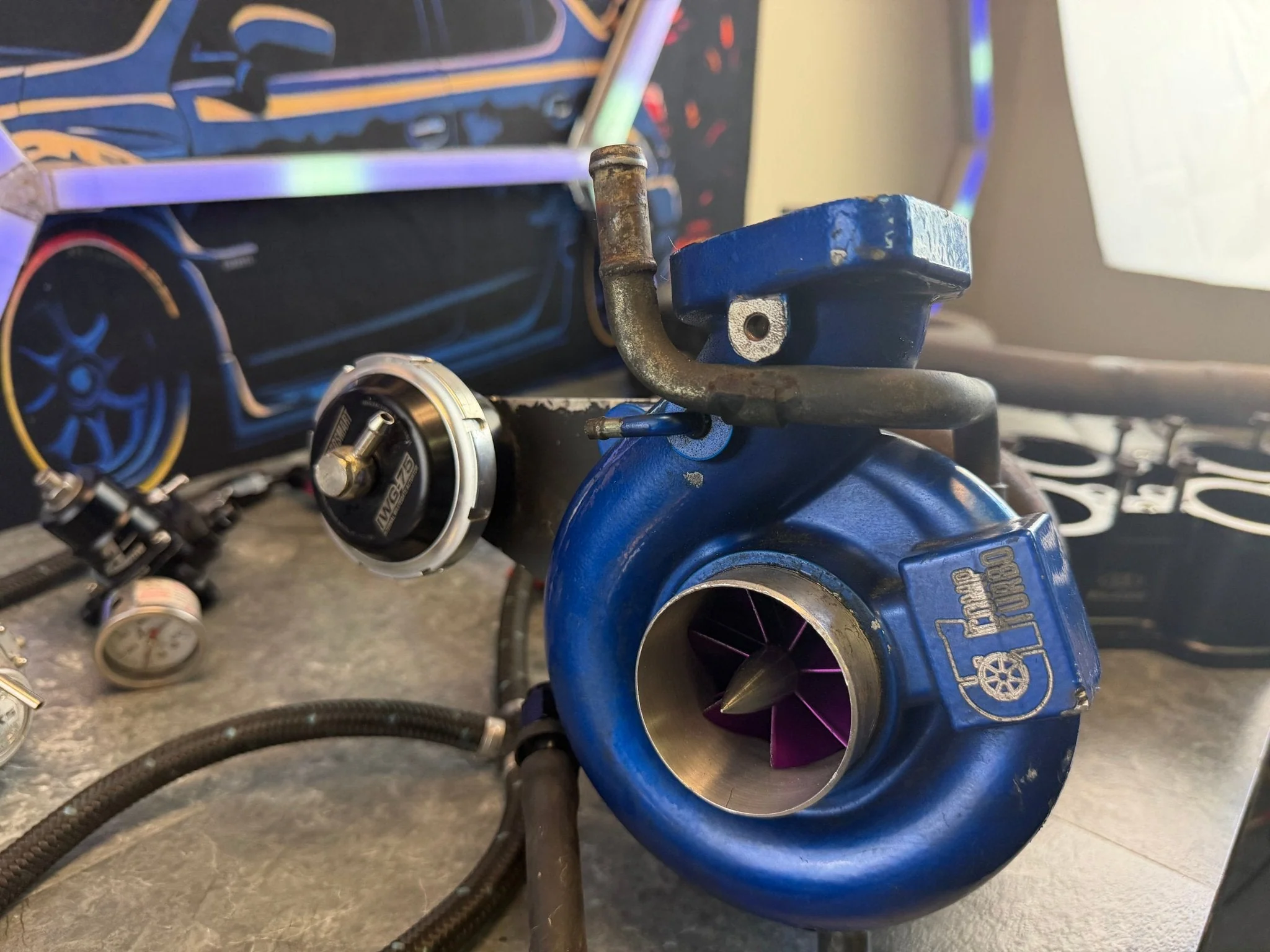 Comp Triplex Triple Ball Bearing Subaru WRX/STi Turbo Billet Turbosmart 75 IWG - Image 8