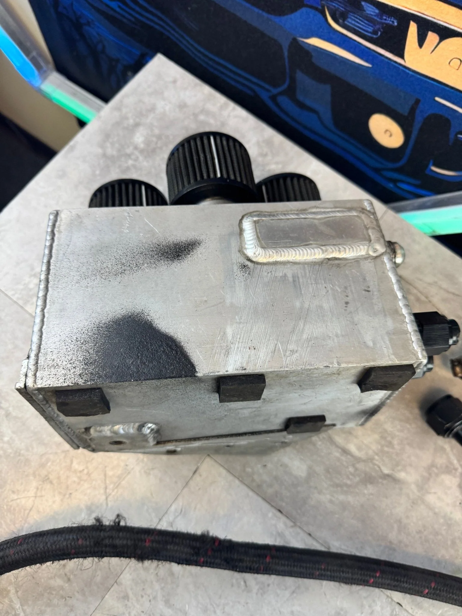 Custom PCV System Oil Catch Can Braided Lines Fittings - Image 5
