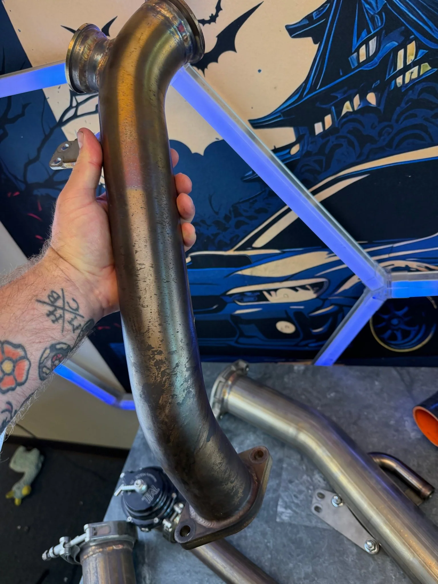 ETS rotated turbo kit 15-21 Subaru STi ej257 900 horsepower Garrett gtx 3582 R GEN 2 tial O3 - Image 2