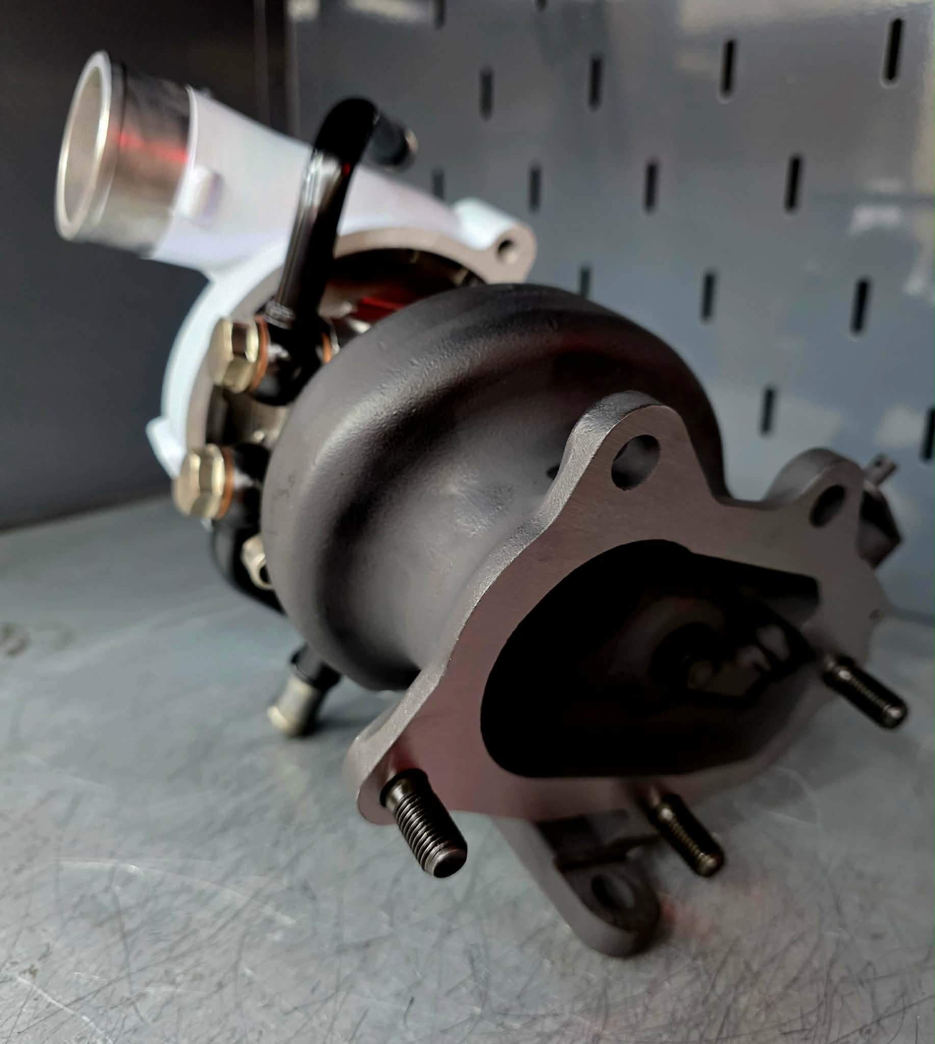 FP blue forced performance bolt on turbo turbocharger Subaru STi & wrx PEARLIZED VIOLET - Image 5