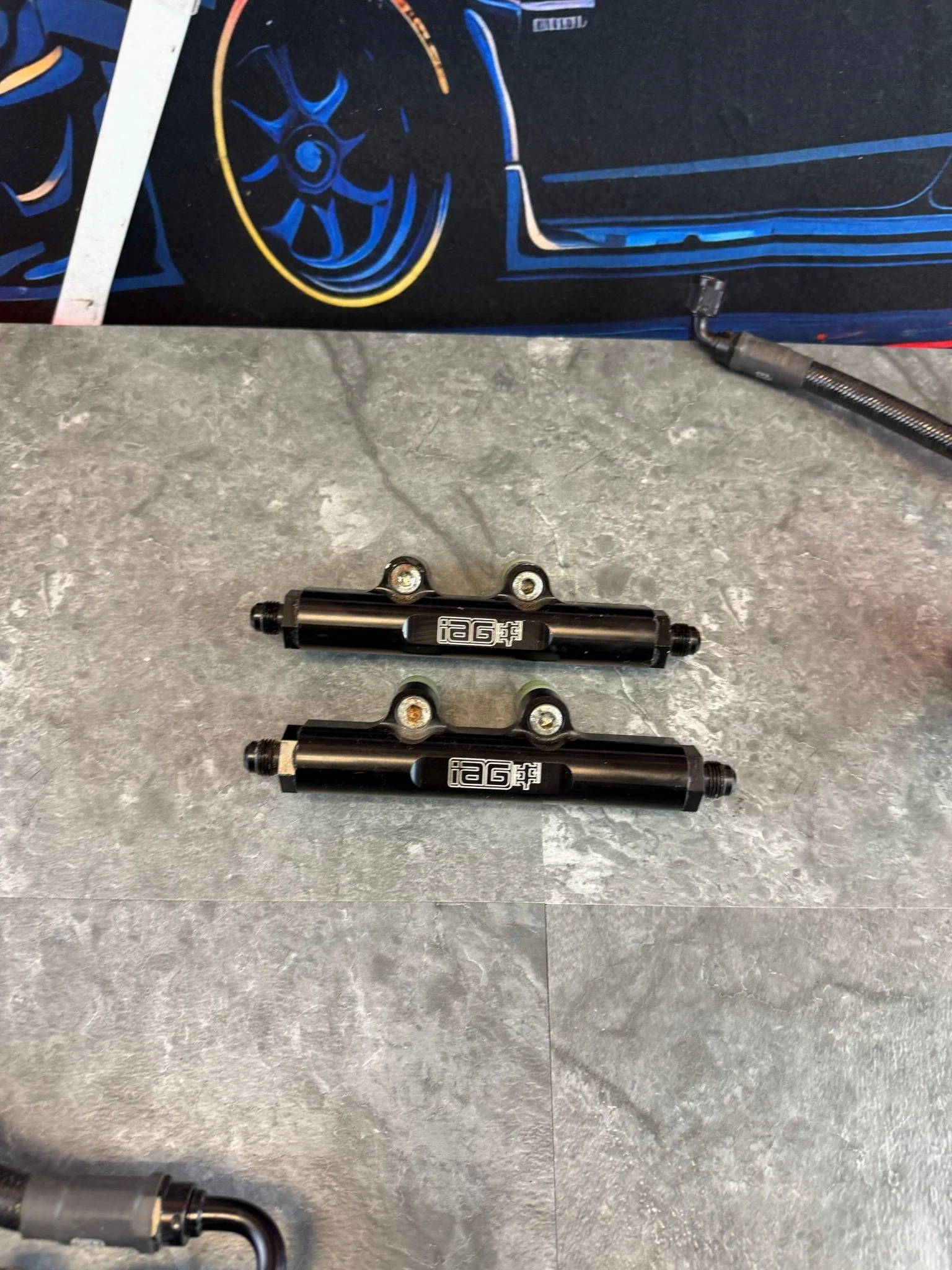 Fuel Kit 08-21 Subaru STi 08-14 WRX IAG e85 Lines/Rails Cobb Flex Kit Areo Reg - Image 4