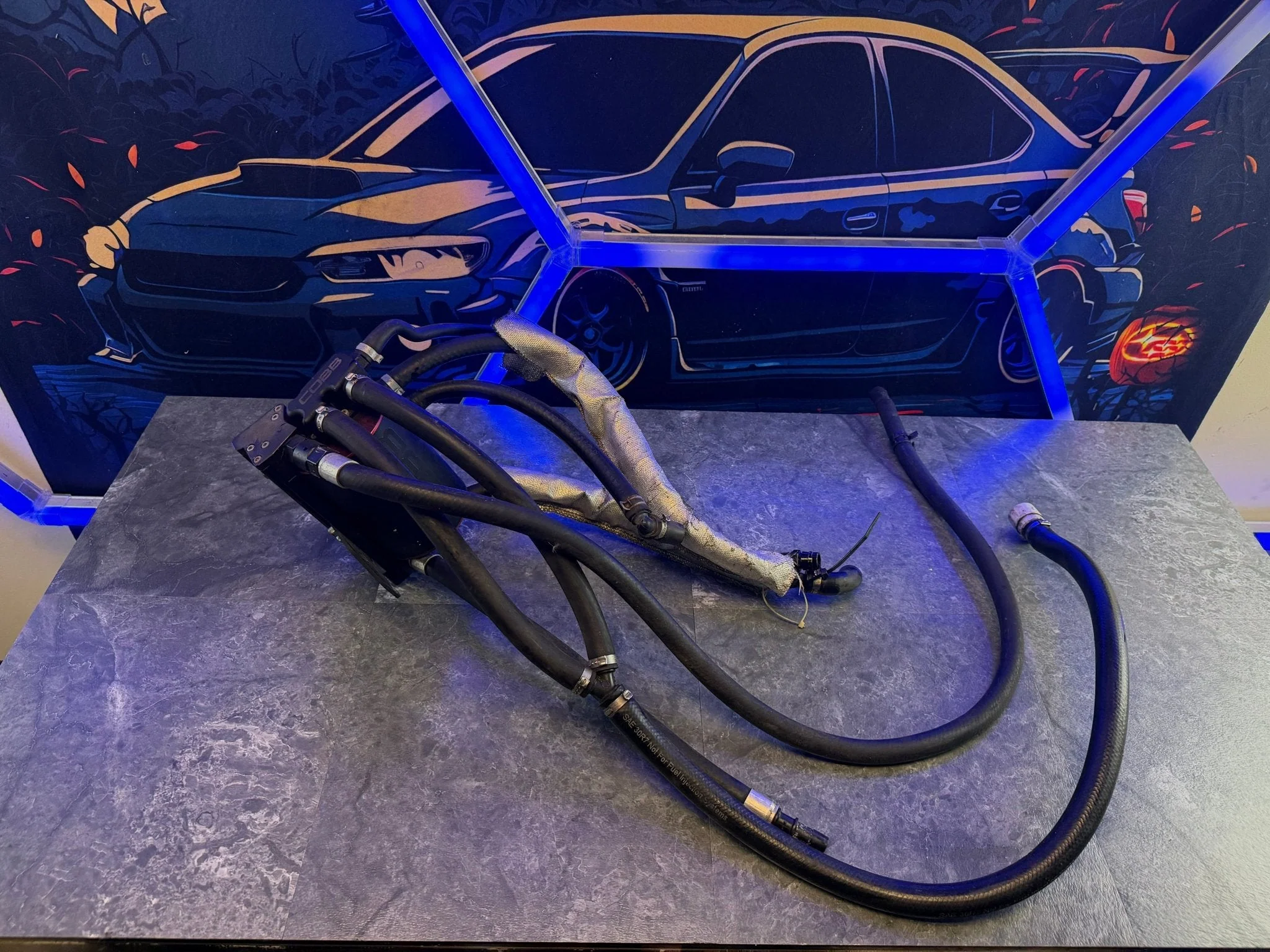 IAG AOS Air Oil Separator 15-21 Subaru WRX V2 FA20 FA Hoses Bracket STREET COBB TUNING