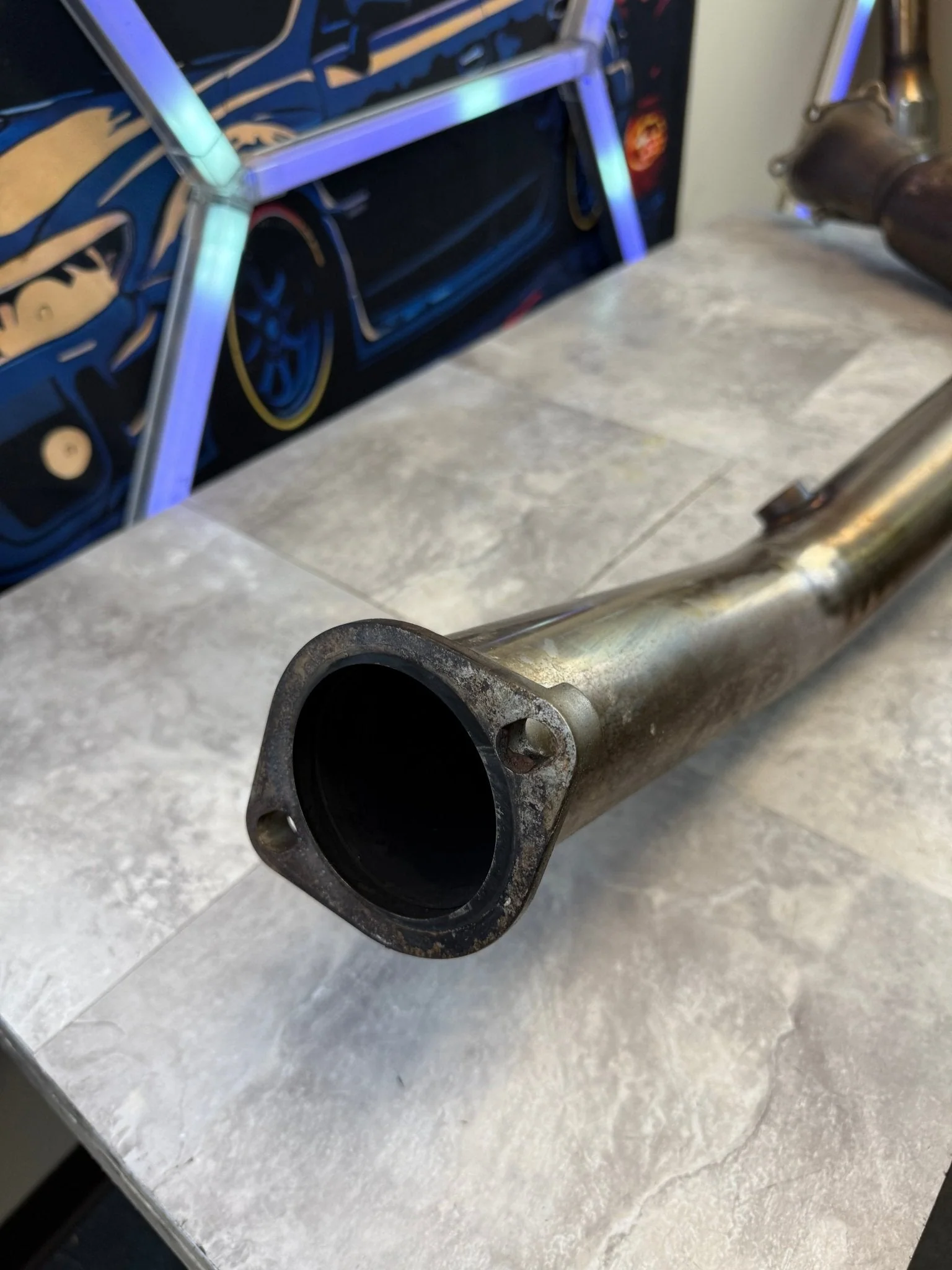 INVIDIA downpipe 3” catted divorced bell mouth 08-21 Subaru STi & 08-14 wrx - Image 6