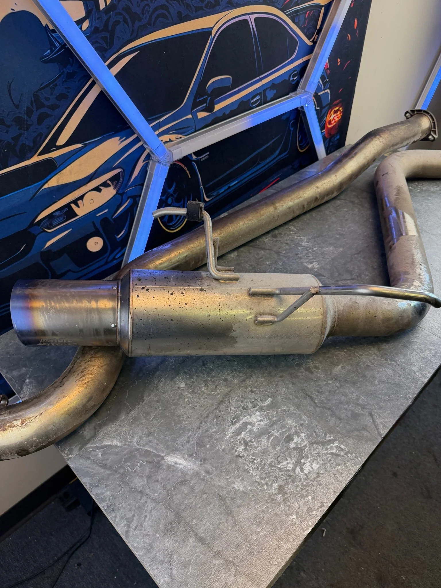Invidia N1 race cbe catback exhaust system ti tip 08-14 wrx sedan 11-14 STi Sedan