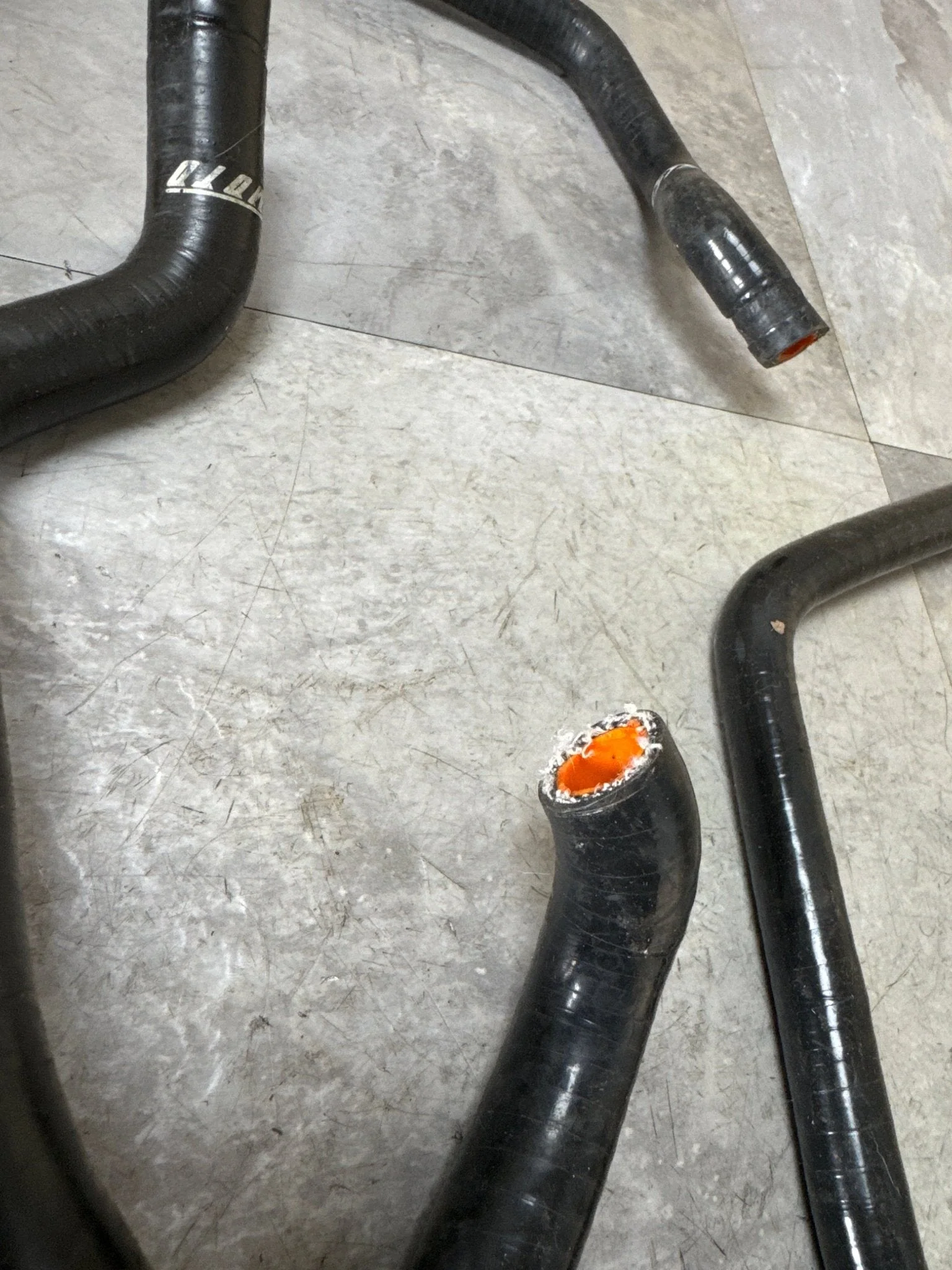 2001-2005 Subaru Impreza WRX Black Mishimoto Incomplete Silicone Ancillary Hose Kit (4/7) G3 - Image 4