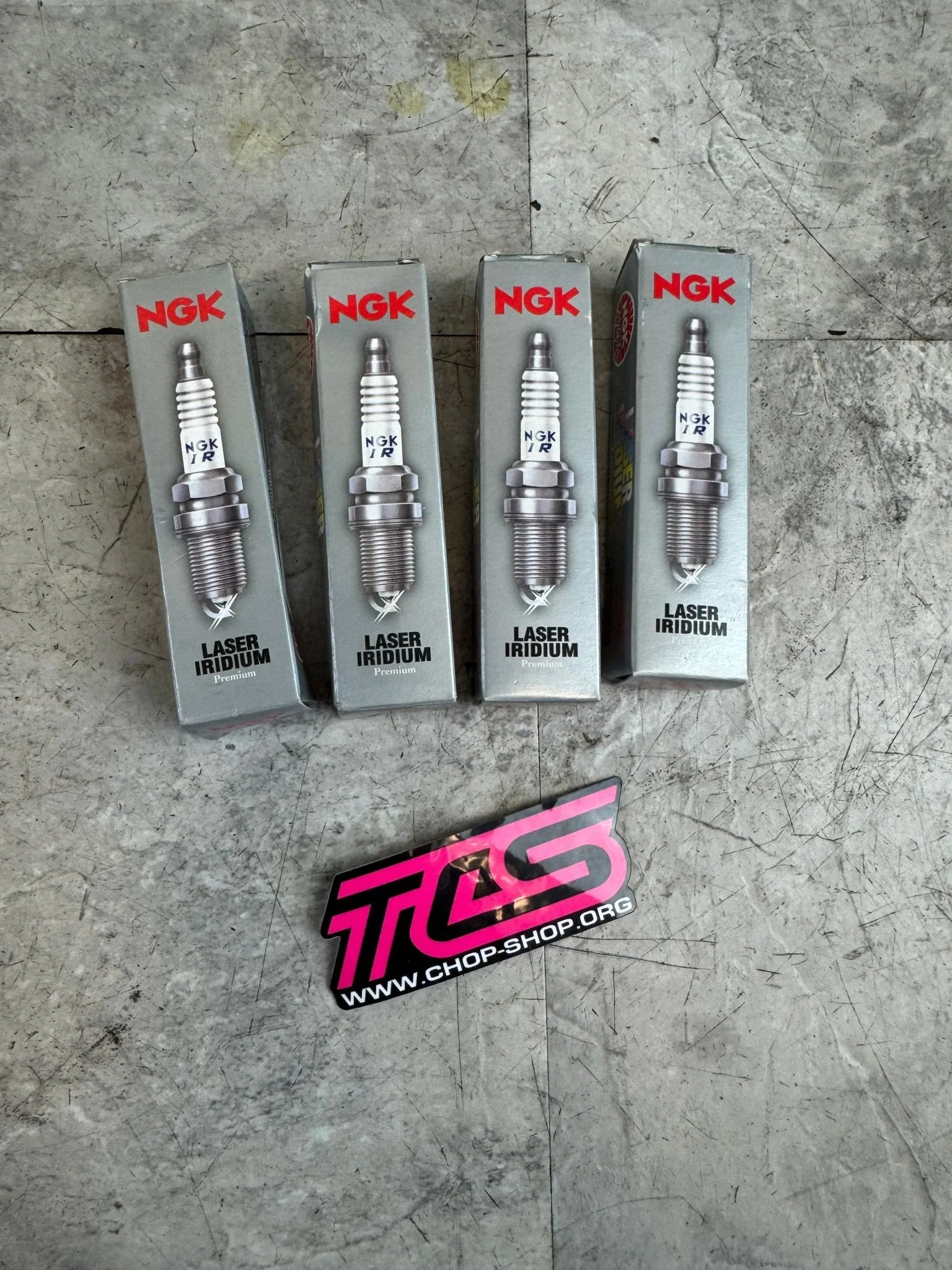 NGK Iridium IX Plug Number LFR7AIX Spark Plug - 2309 Set X4 Used / K1 - Image 4